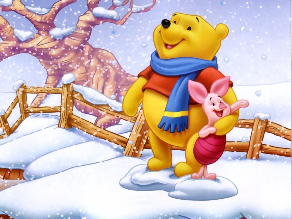 1030x770 Free Disney Winter Wallpaper Winnie The Pooh, Desktop