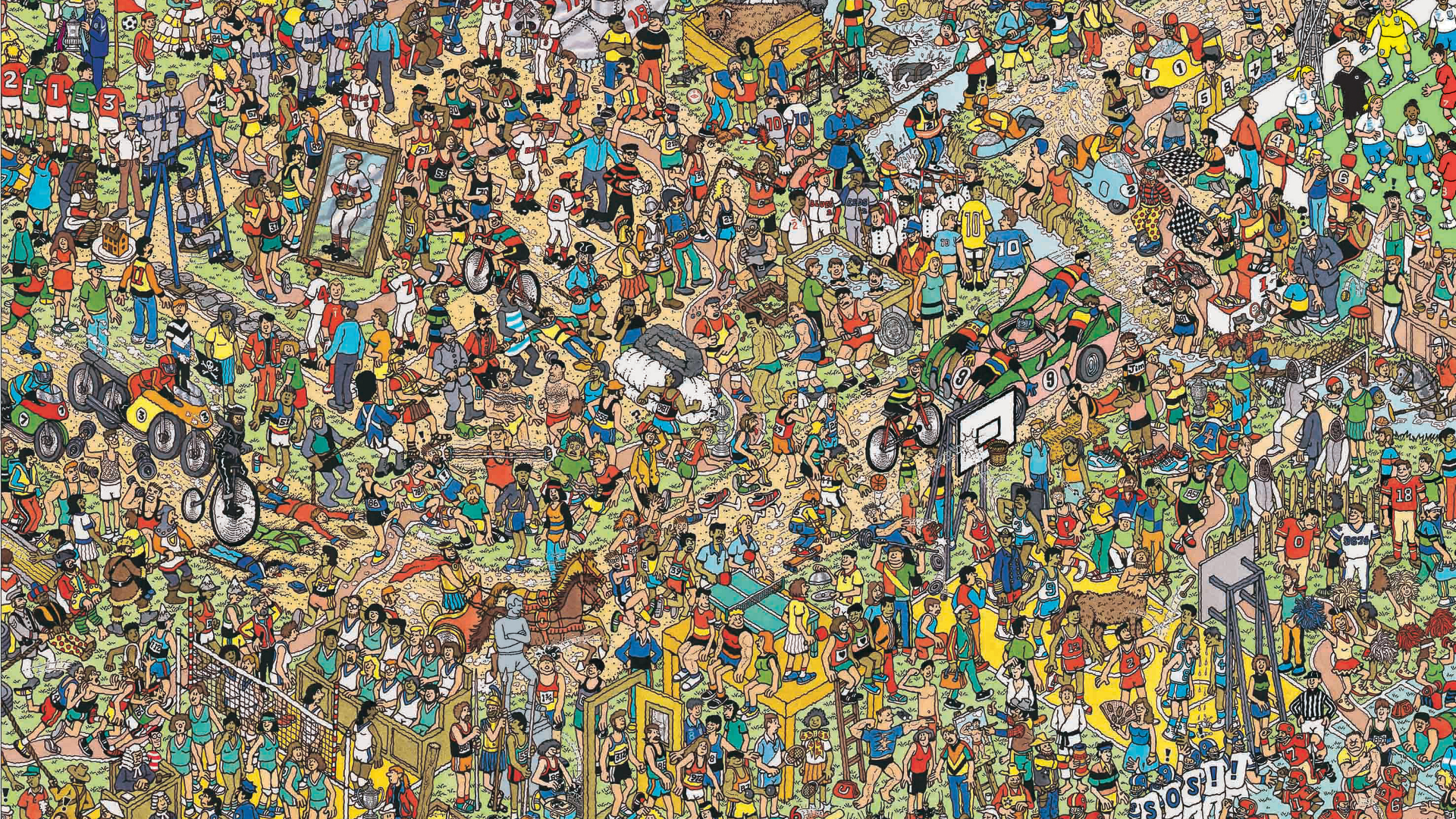 1920x1080 Waldo, Where's Wally, puzzlesx1080 Wallpaper, Desktop