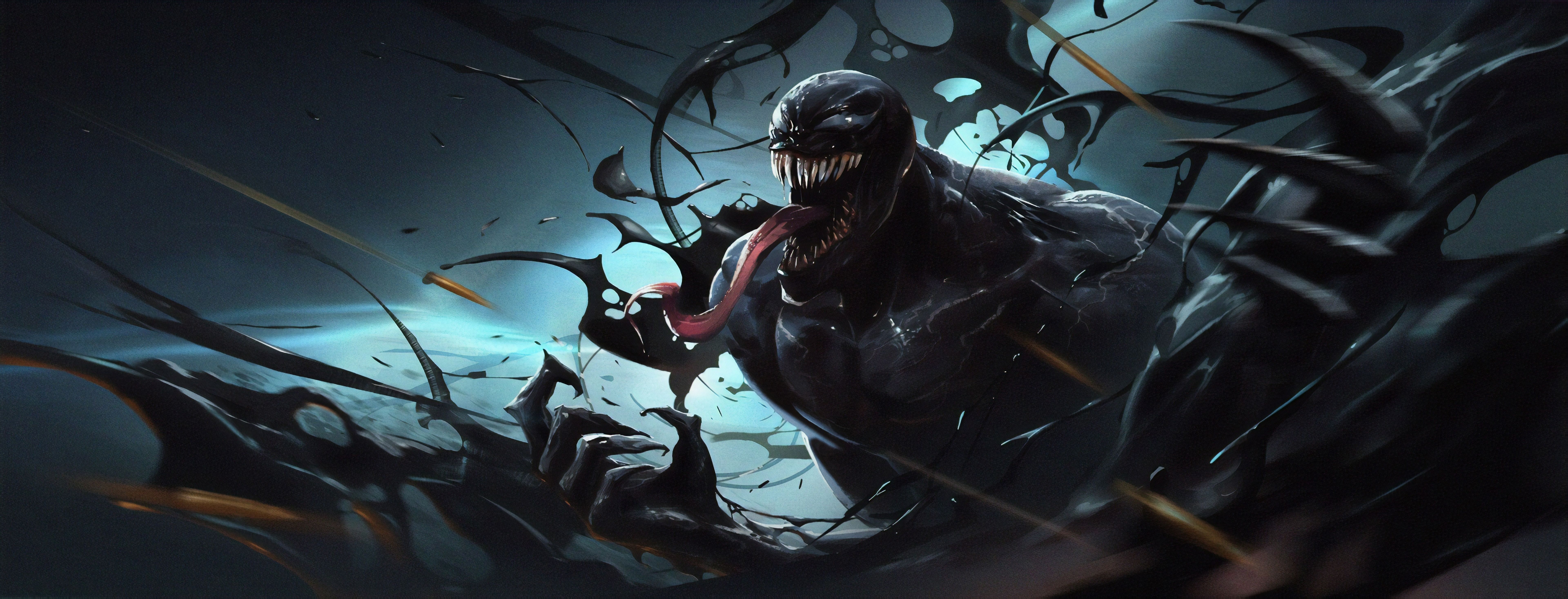 7680x2940 Venom 5k Retina Ultra HD Wallpaper. Background Imagex2936, Dual Screen