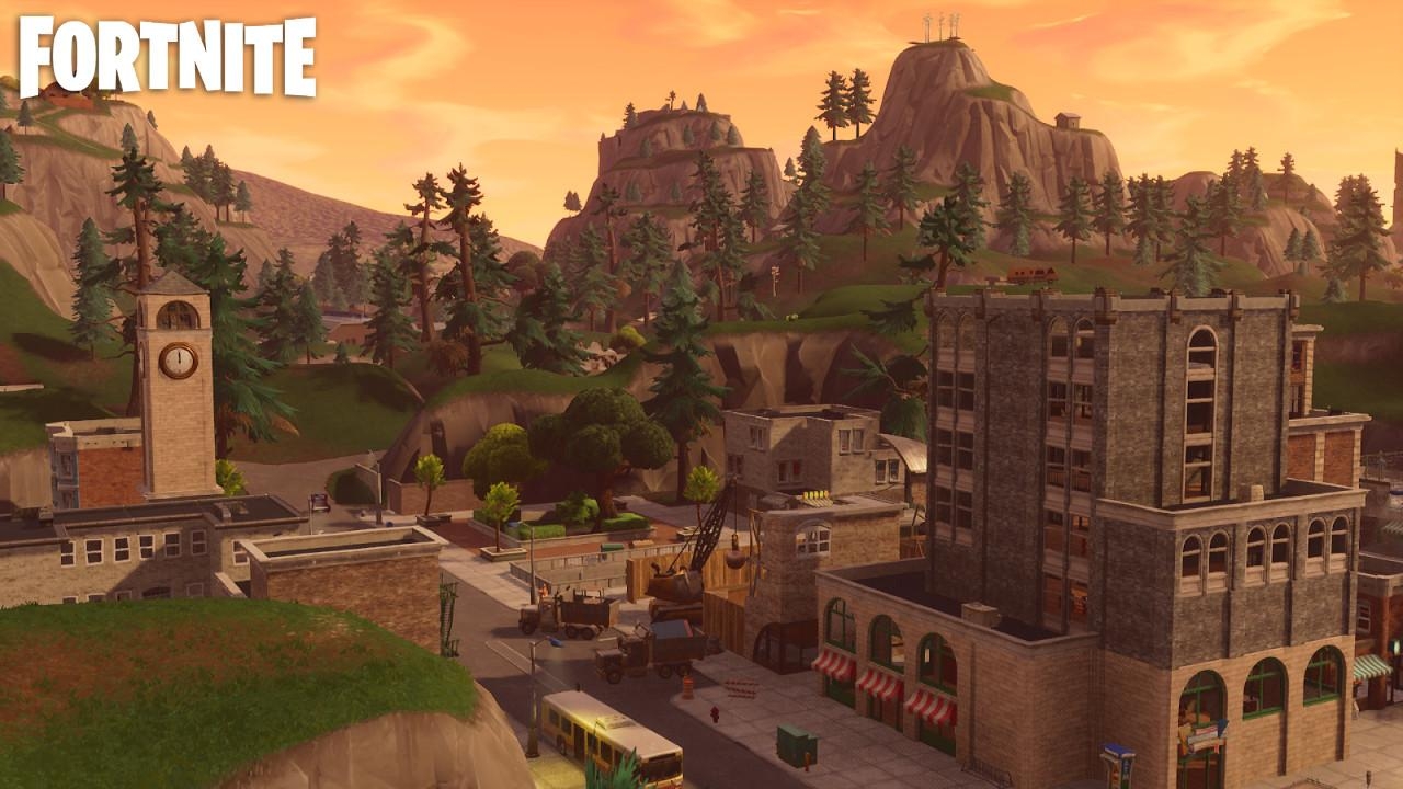 1280x720 Fortnite's Tilted Towers might be destructible Gaming Report, Desktop