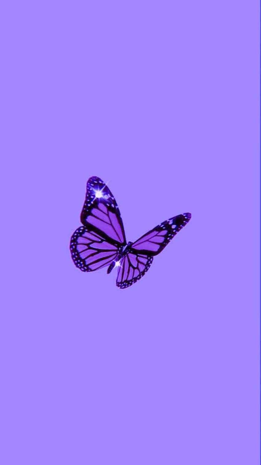 850x1510 Let this vibrant purple butterfly, Phone