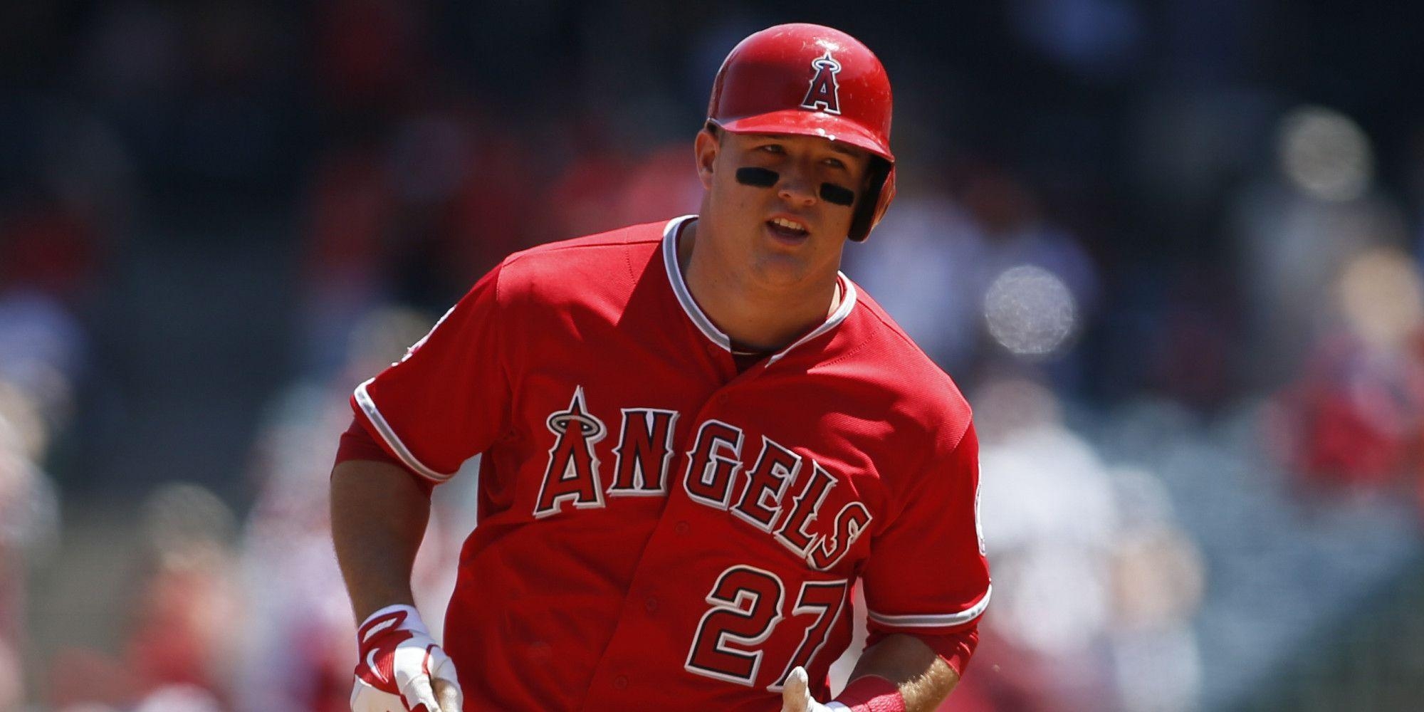 2000x1000 Mike Trout Wallpaper HD, Dual Screen