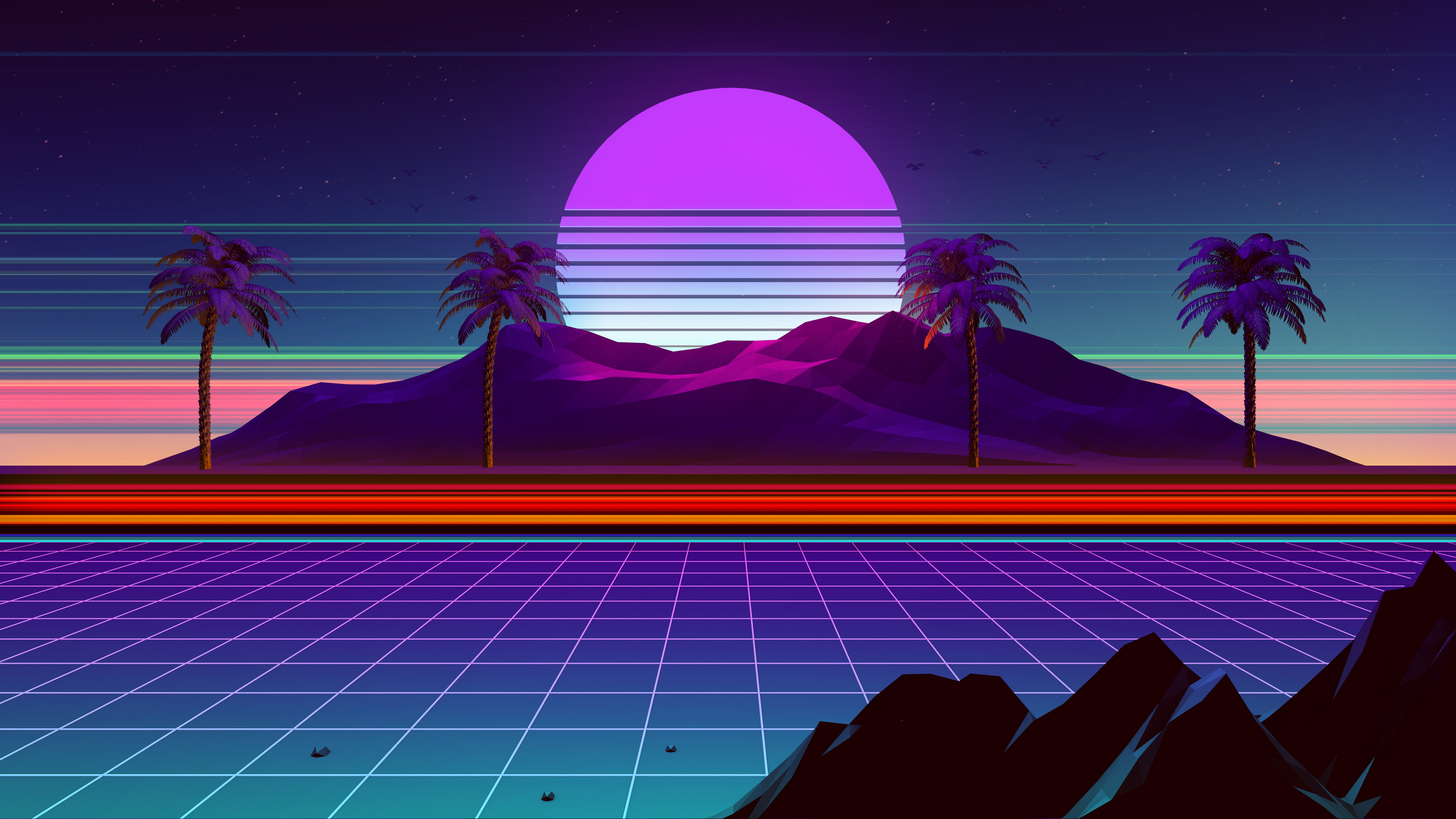 3840x2160 4k Wallpaper Retro, Desktop