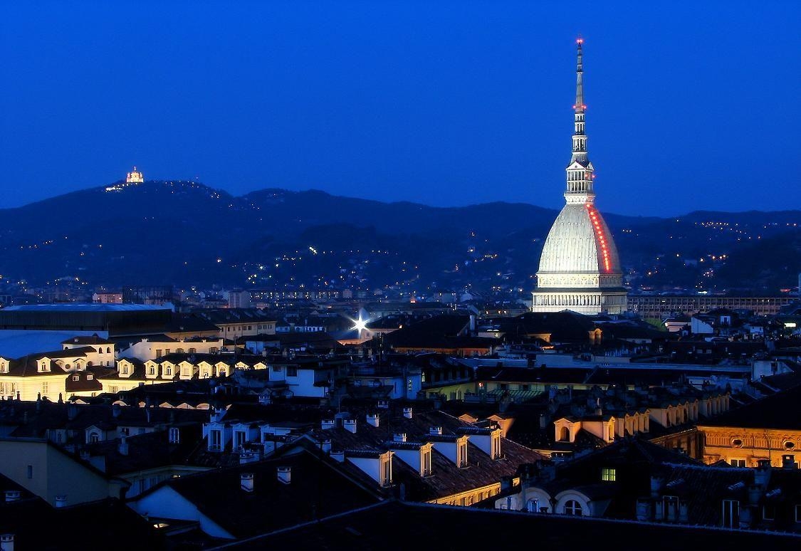 1130x780 Skyline Turin City At Night HD Wallpaper Image Photo Background, Desktop