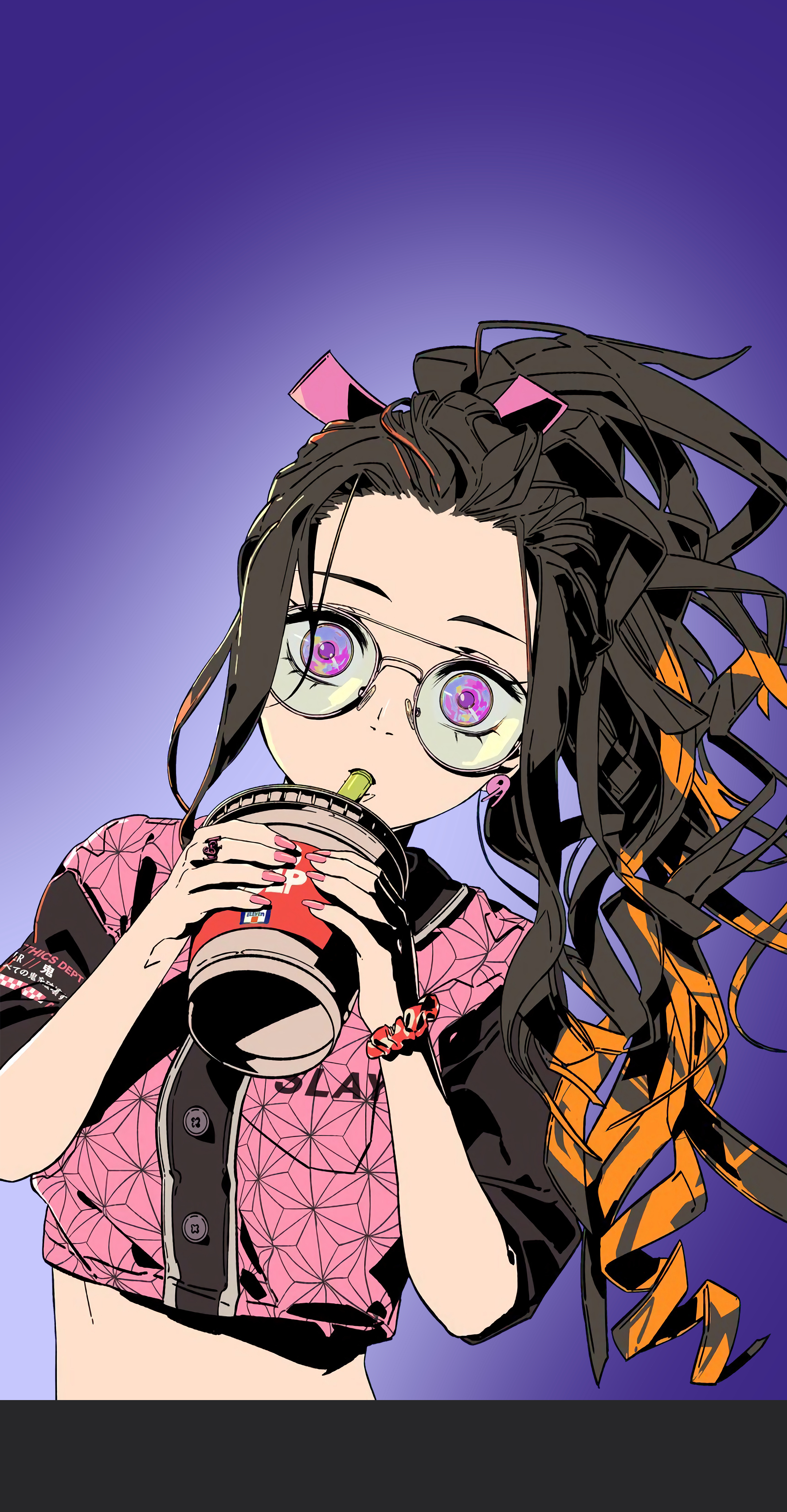 2160x4150 My photohopped versions of Nezuko wallpaper (different backrounds). Resolution (). Anime (Kimetsu no Yaiba)(Demon Slayer).: Animewallpaper, Phone