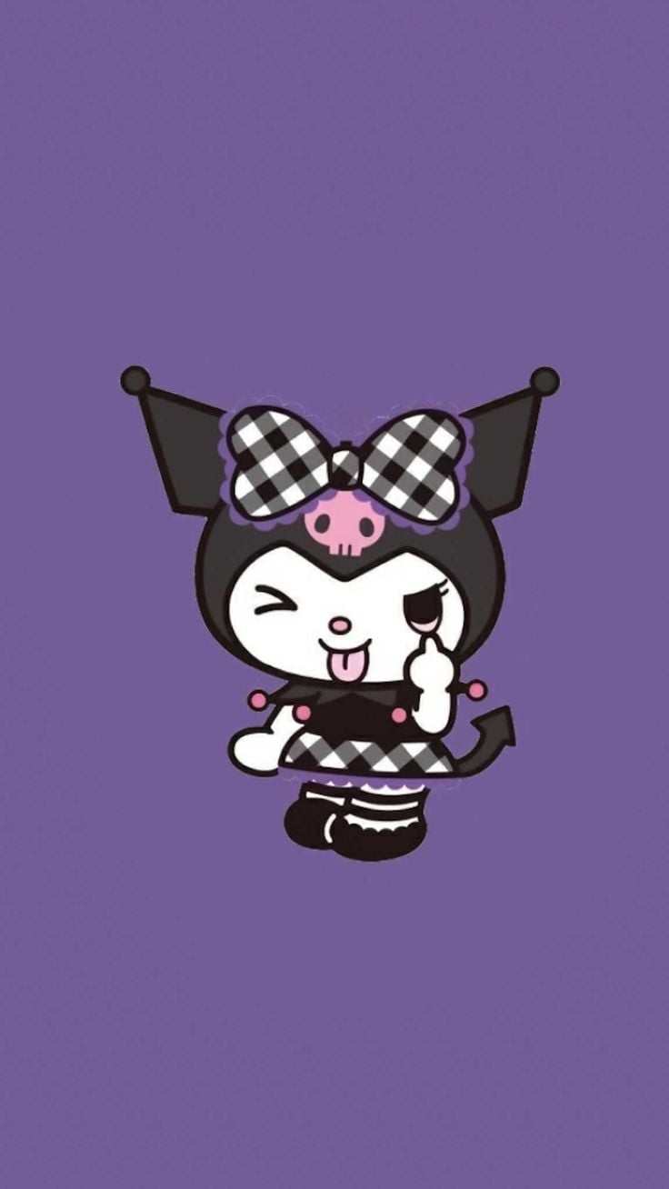 740x1310 Kuromi Wallpaper Discover more Anime, Cartoon, Hello Kitty, Kuromi, Onegai My Melody wallpap. Hello kitty iphone wallpaper, Hello kitty picture, Cute wallpaper, Phone