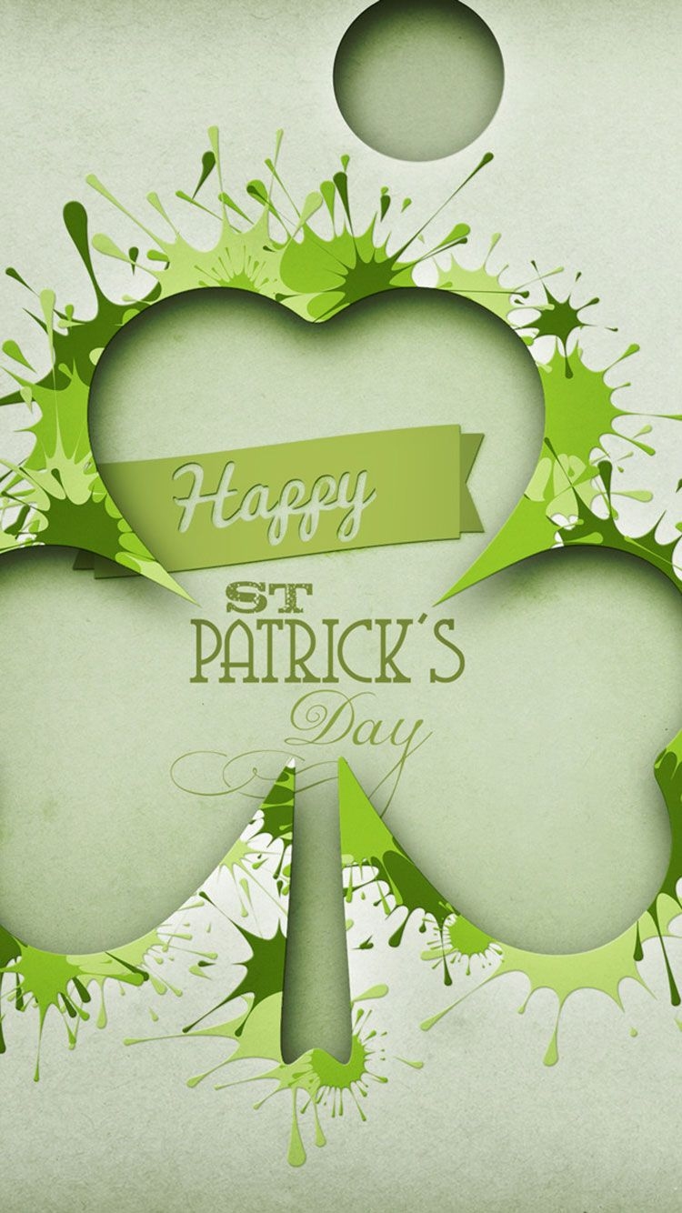 750x1340 St. Patty's Day iPhone Background, Phone