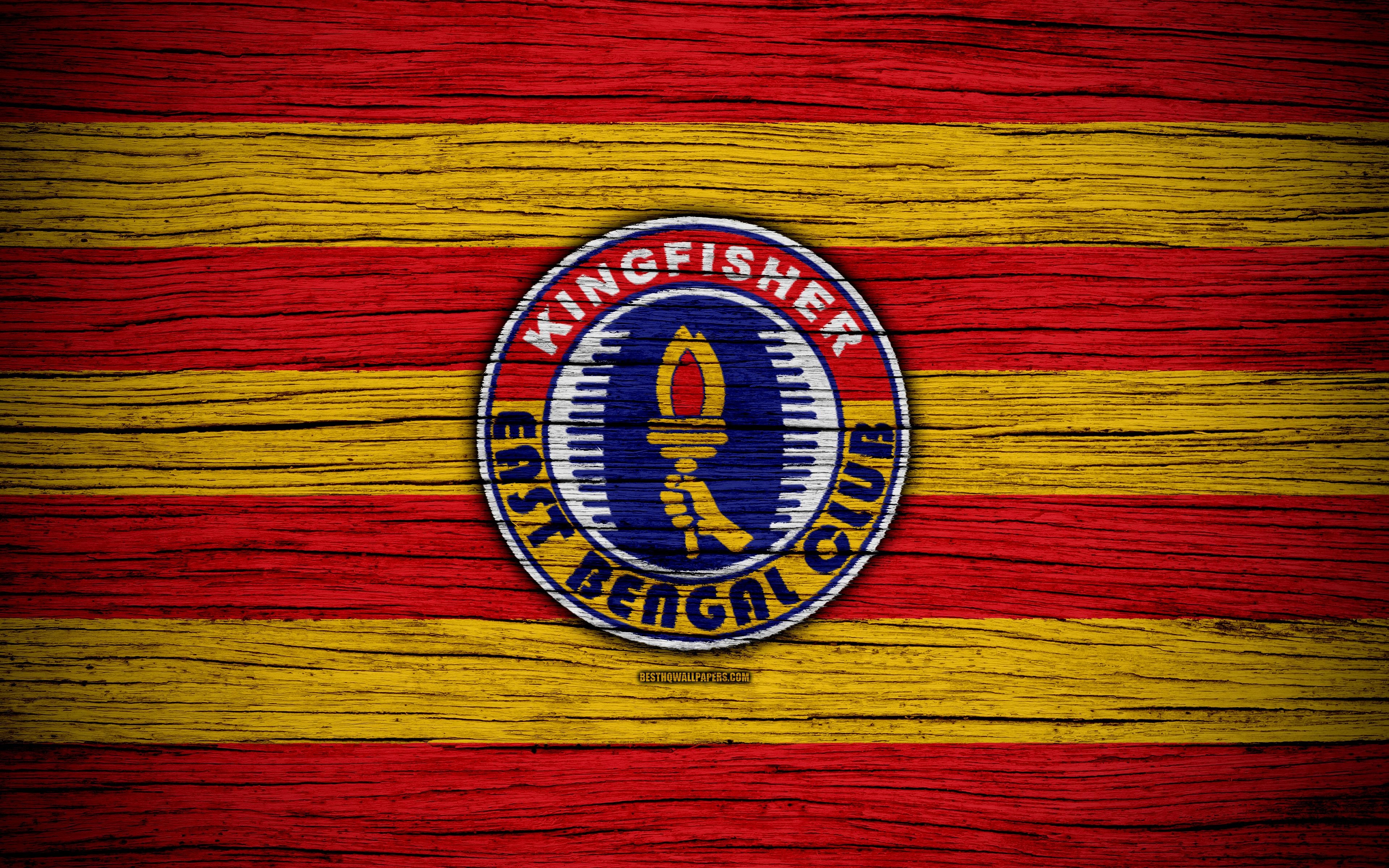 3840x2400 Download Wallpaper East Bengal FC, 4k, Logo, I League, Soccer, Desktop