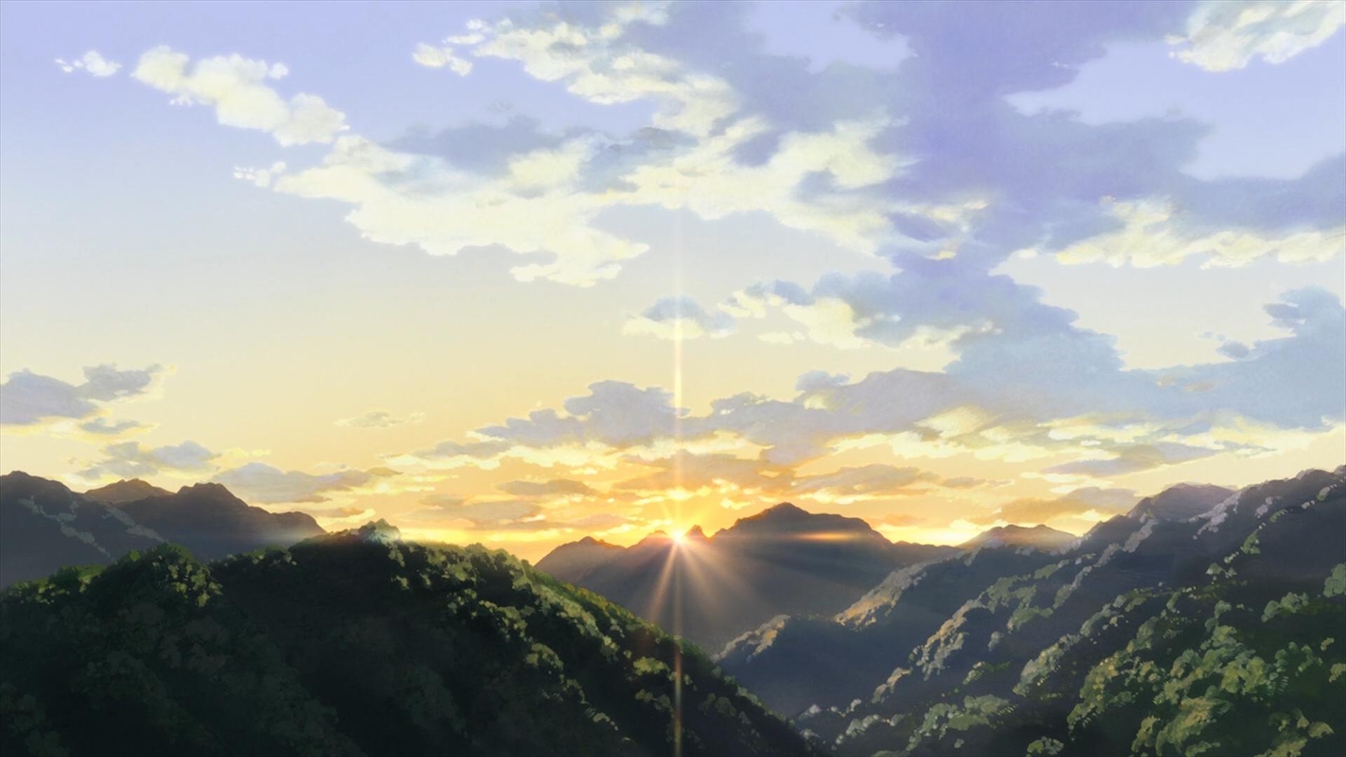 1920x1080 Wolf Children Scenery, Desktop