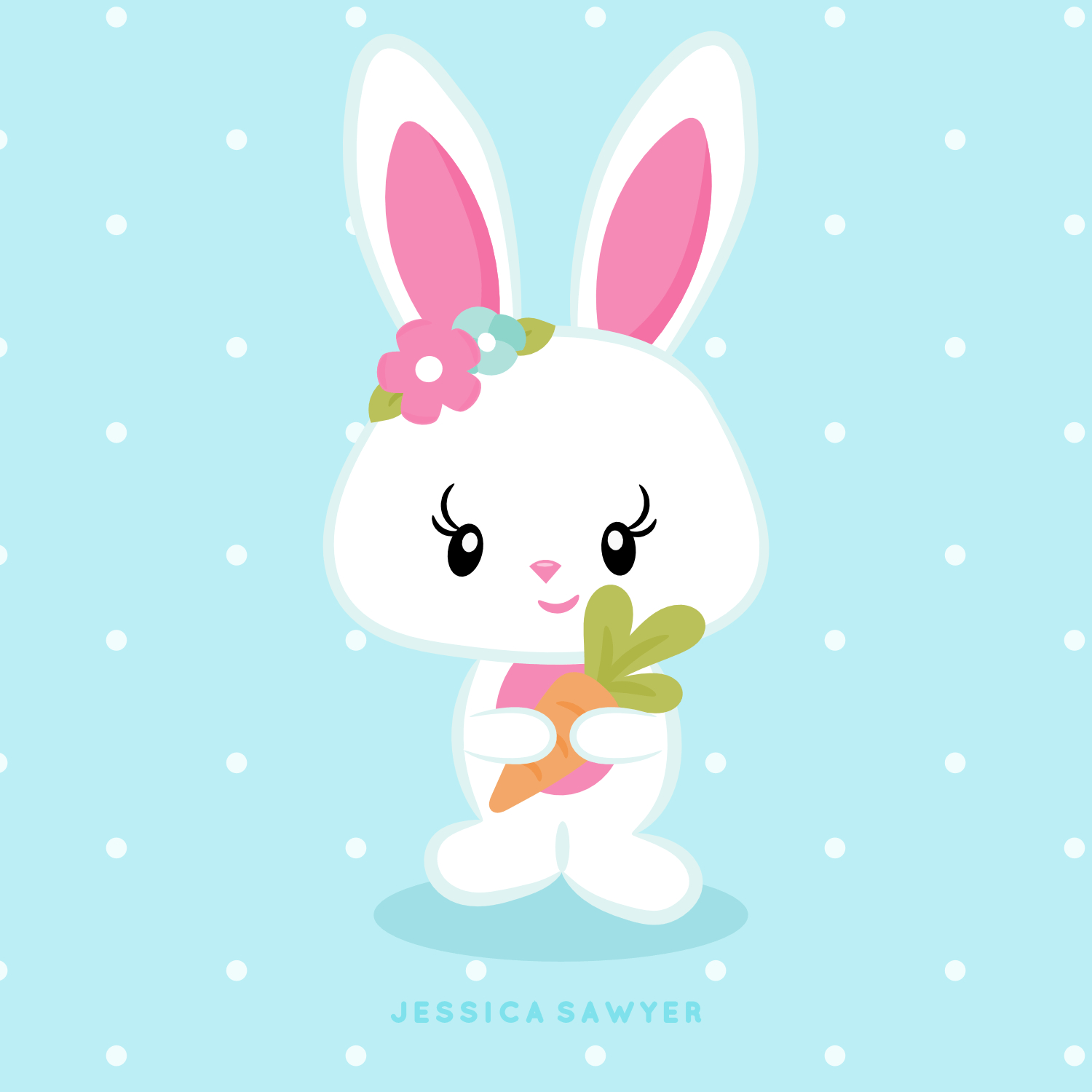 1500x1500 INSTANT DOWNLOAD Bunny Clipart and Vectors, Phone