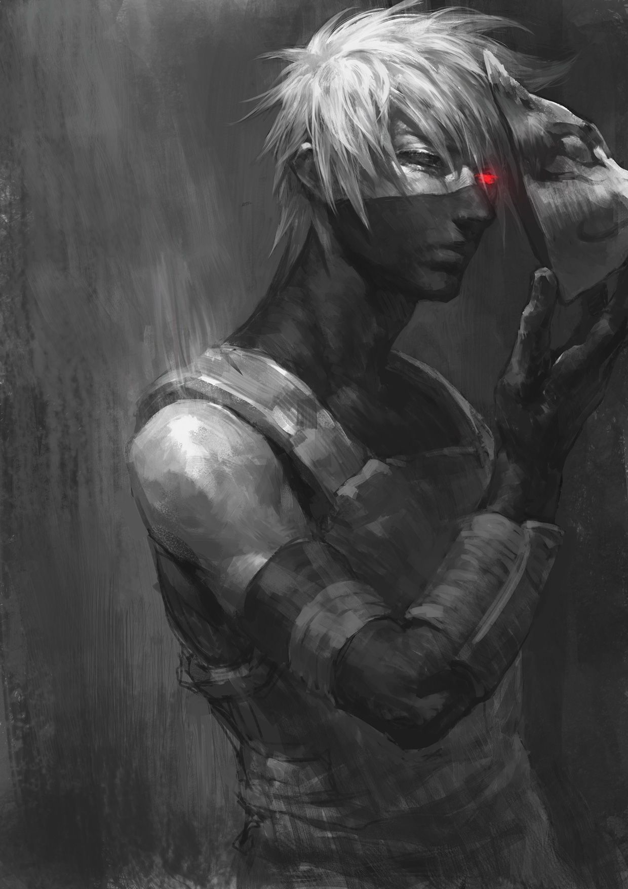 1240x1760 Kakashi Hatake Sad Wallpaper, Phone