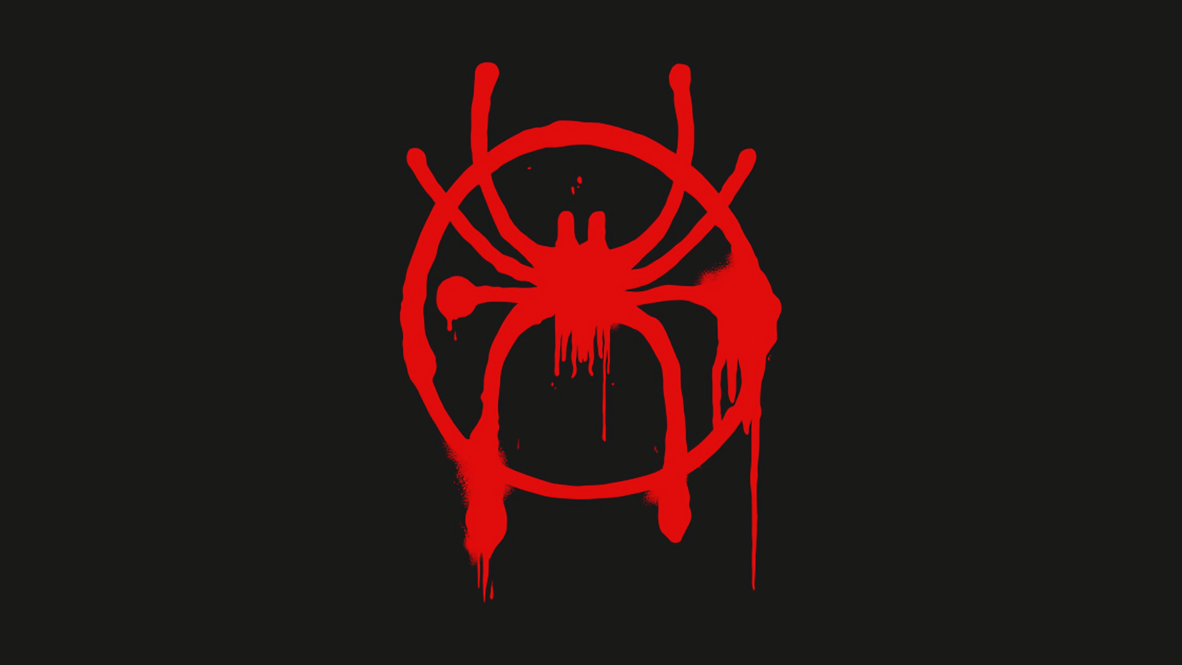 3840x2160 Spider Man: Into The Spider Verse Logo 4K, Desktop