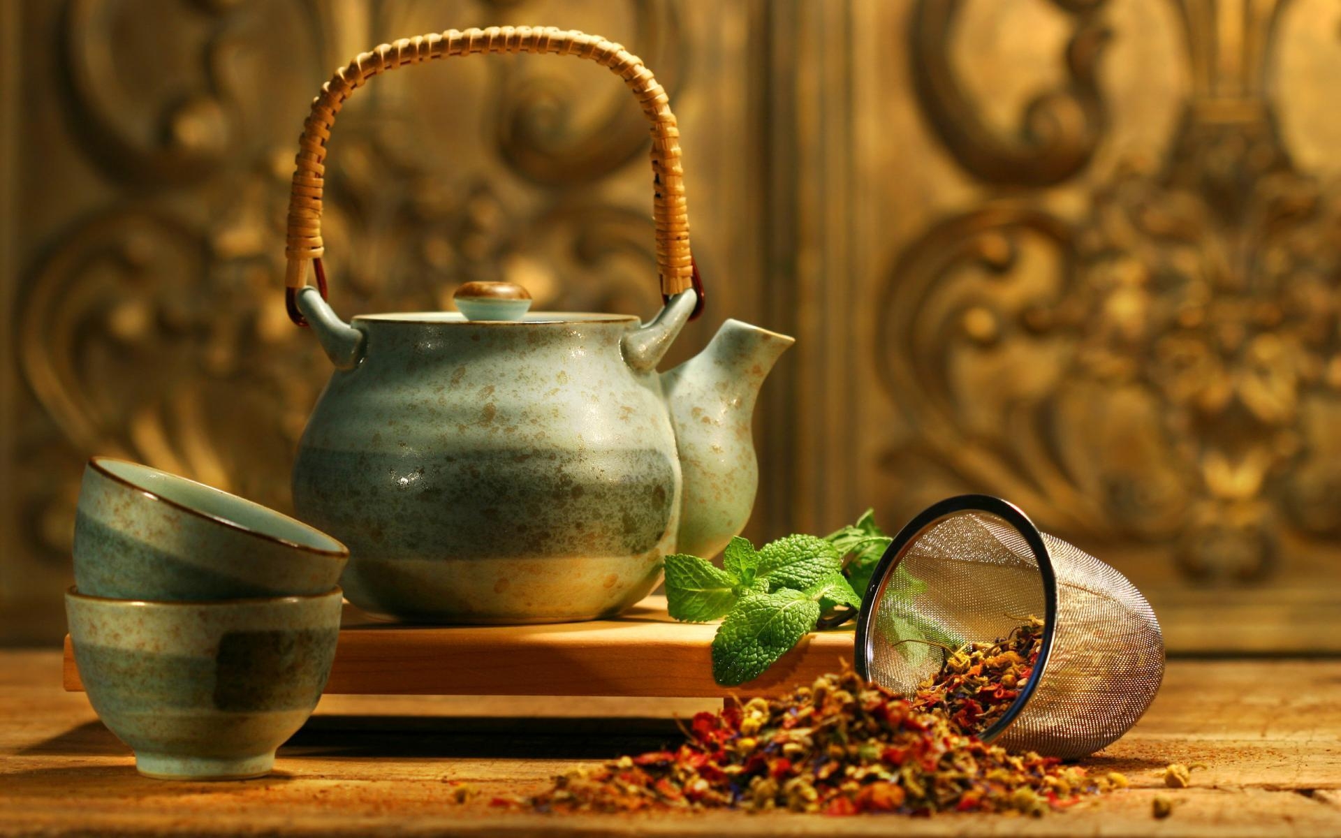 1920x1200 Teapot Spices Bokeh Wallpaper, Desktop