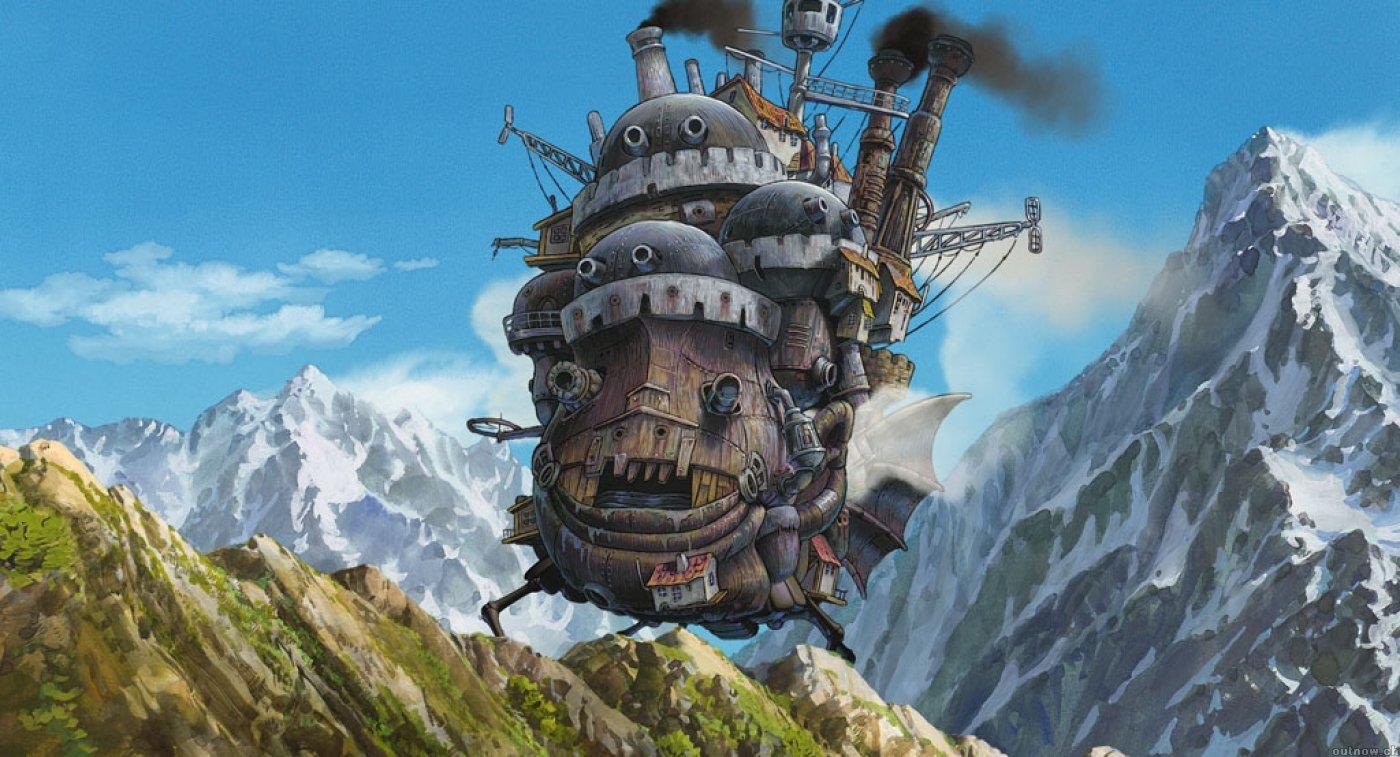 1400x760 Howl's Moving Castle, Desktop