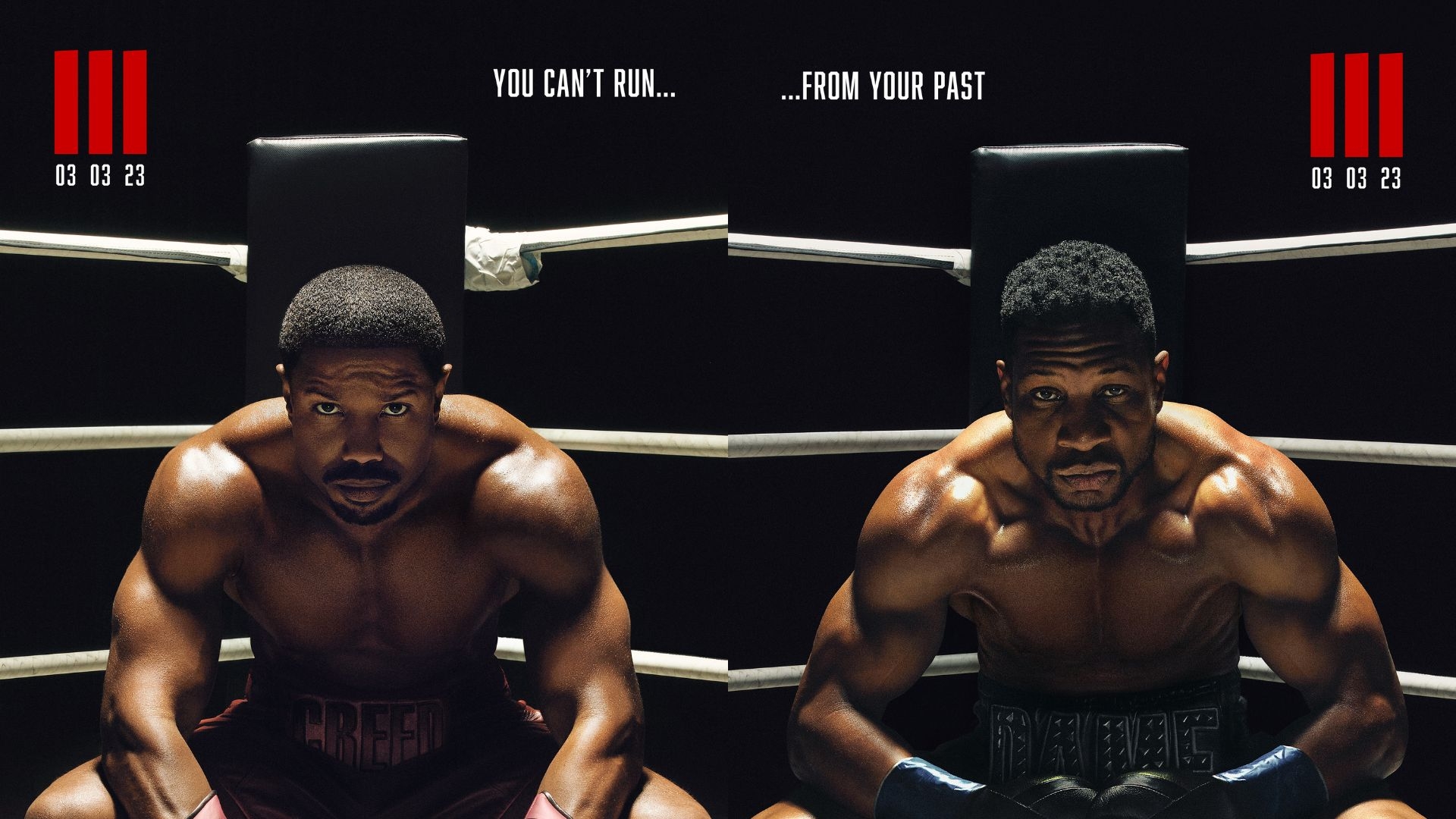 1920x1080 Michael B. Jordan, Jonathan Majors' 'Creed III' Posters, Desktop