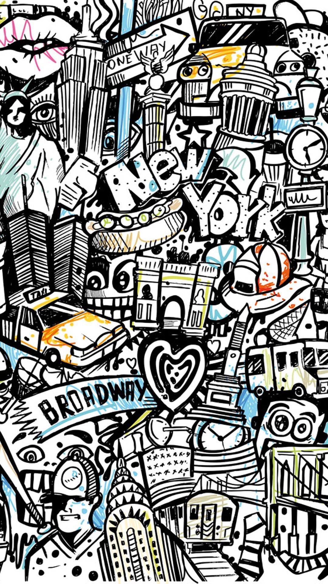 1080x1920 New York Graffiti Wallpaper, HD New York Graffiti Background on WallpaperBat, Phone