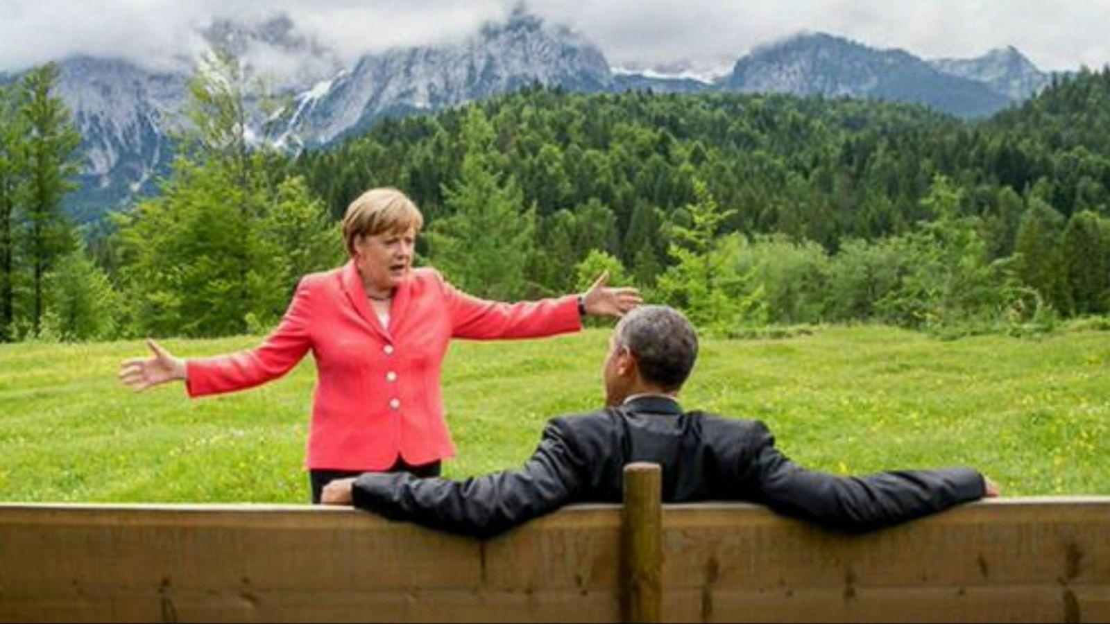 1600x900 That Time Obama and Angela Merkel's Conversation Turned Into a Scene, Desktop