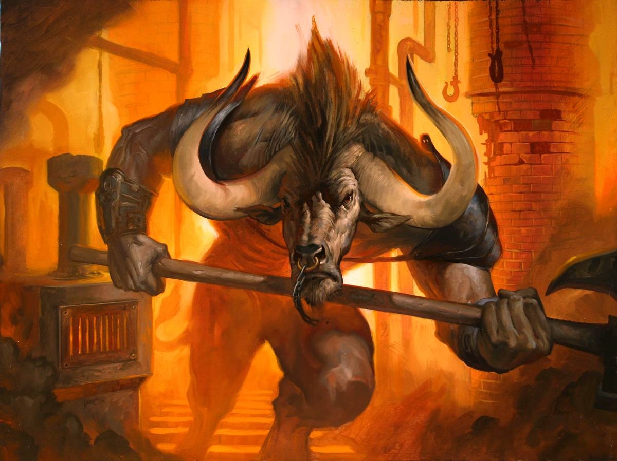 1200x900 Minotaur (Illustration) Creatures Wallpaper, Desktop