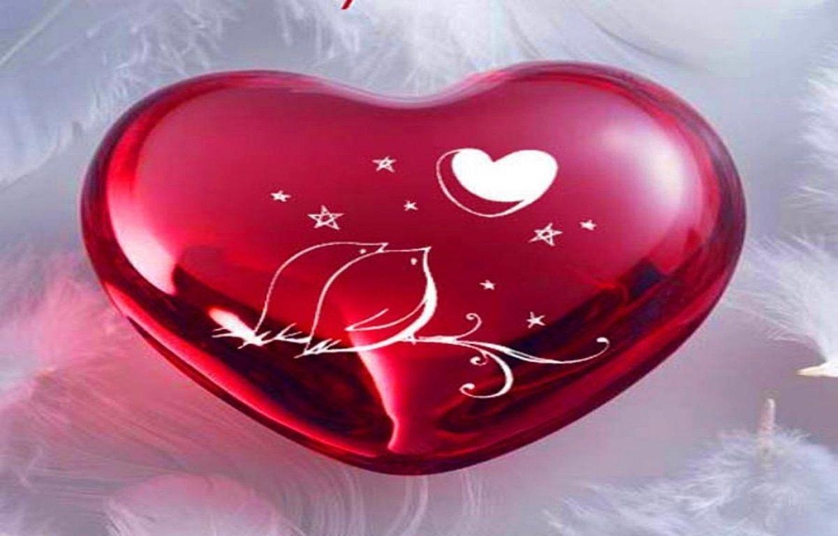 1200x770 Lovely Red Heart Attractive Wallpaper Download, Desktop