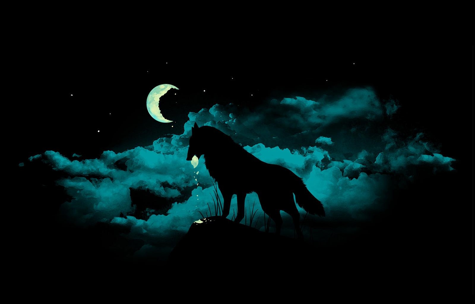 1600x1030 Dark Moon Desktop Wallpaper, Desktop