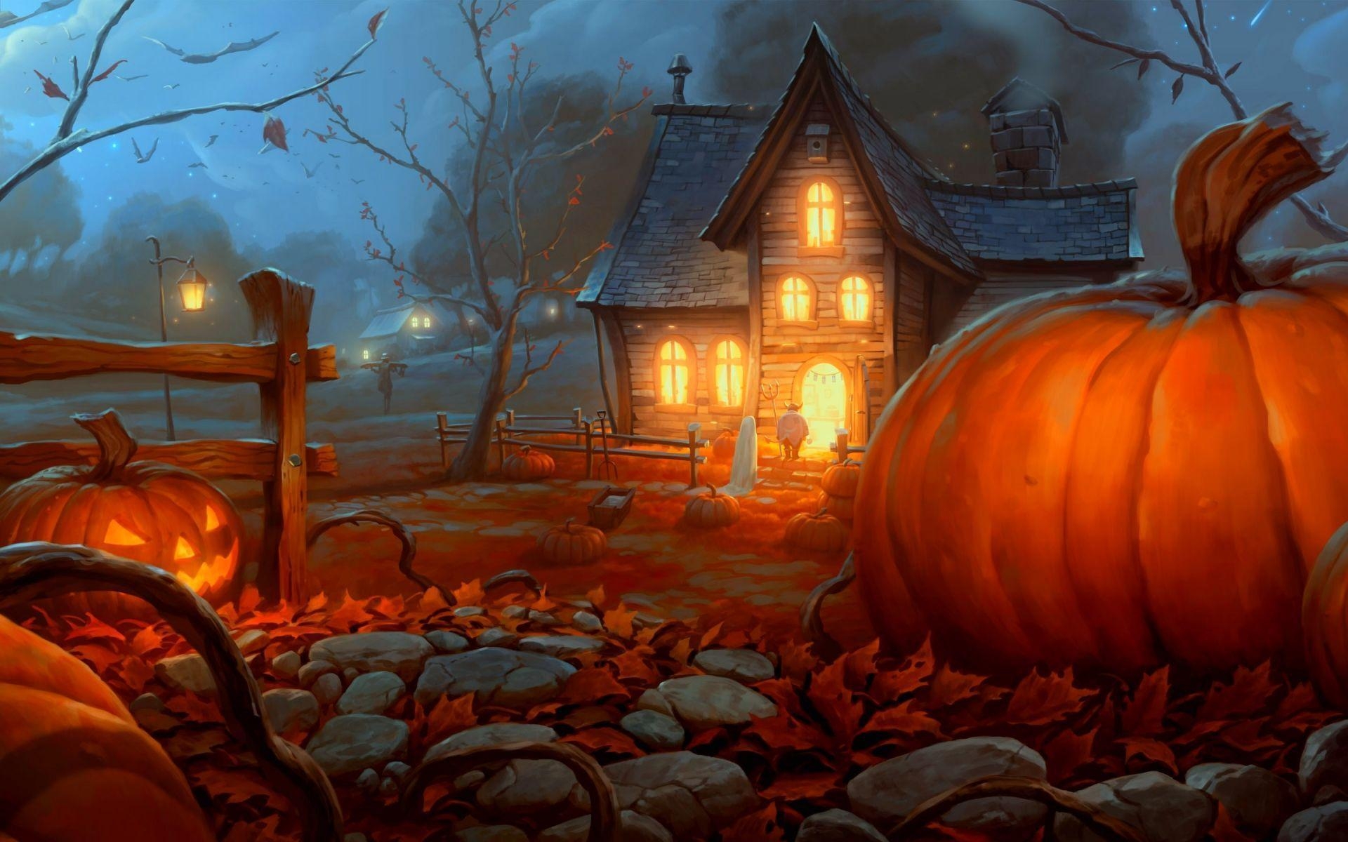 1920x1200 Animated Halloween Wallpaper, Desktop