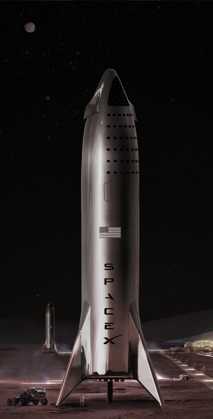 750x1470 Spacex Starship Wallpaper Free Spacex Starship Background, Phone