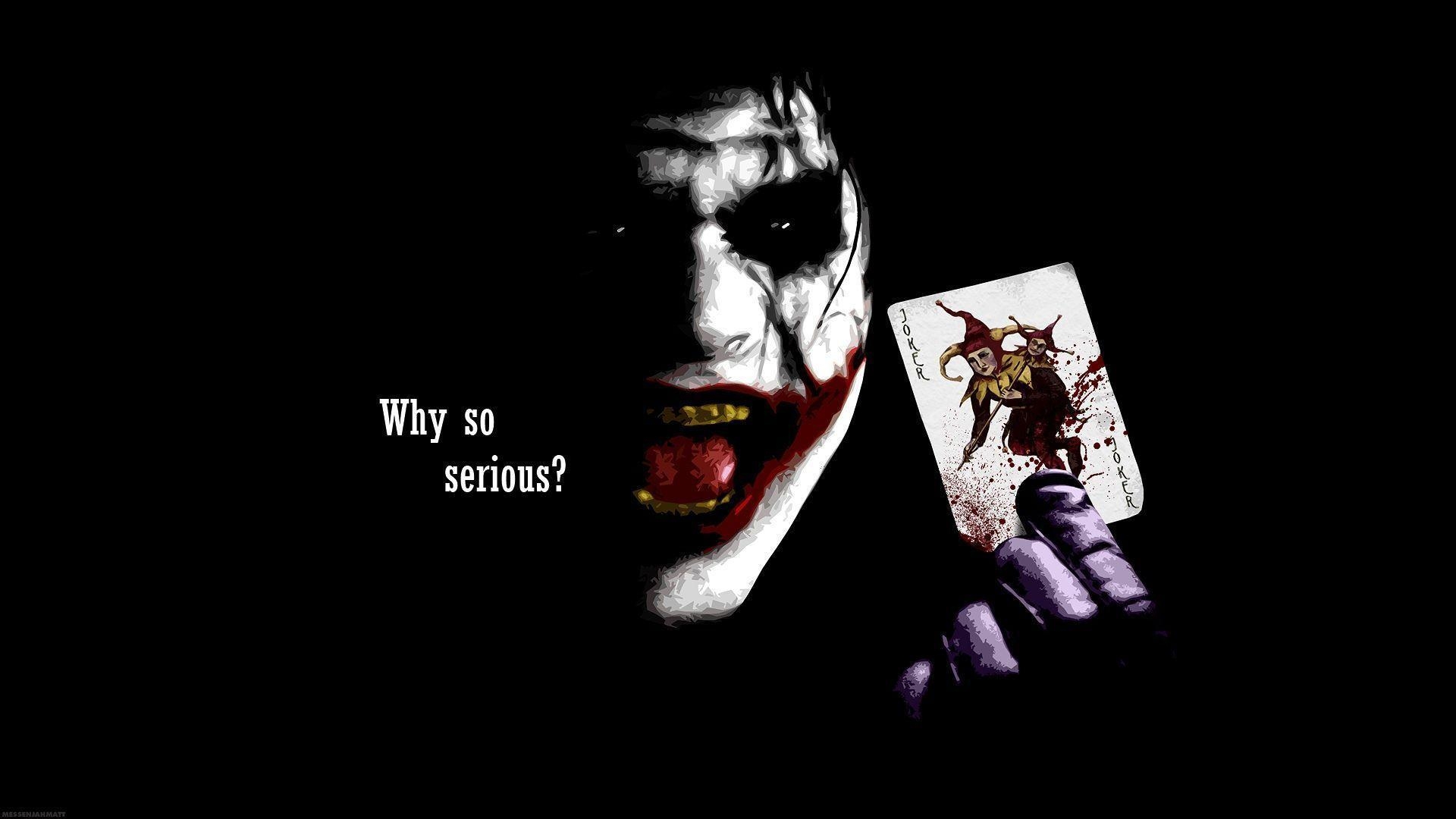 1920x1080 Download Batman The Dark Knight Joker Blood Playing Card Black, Desktop