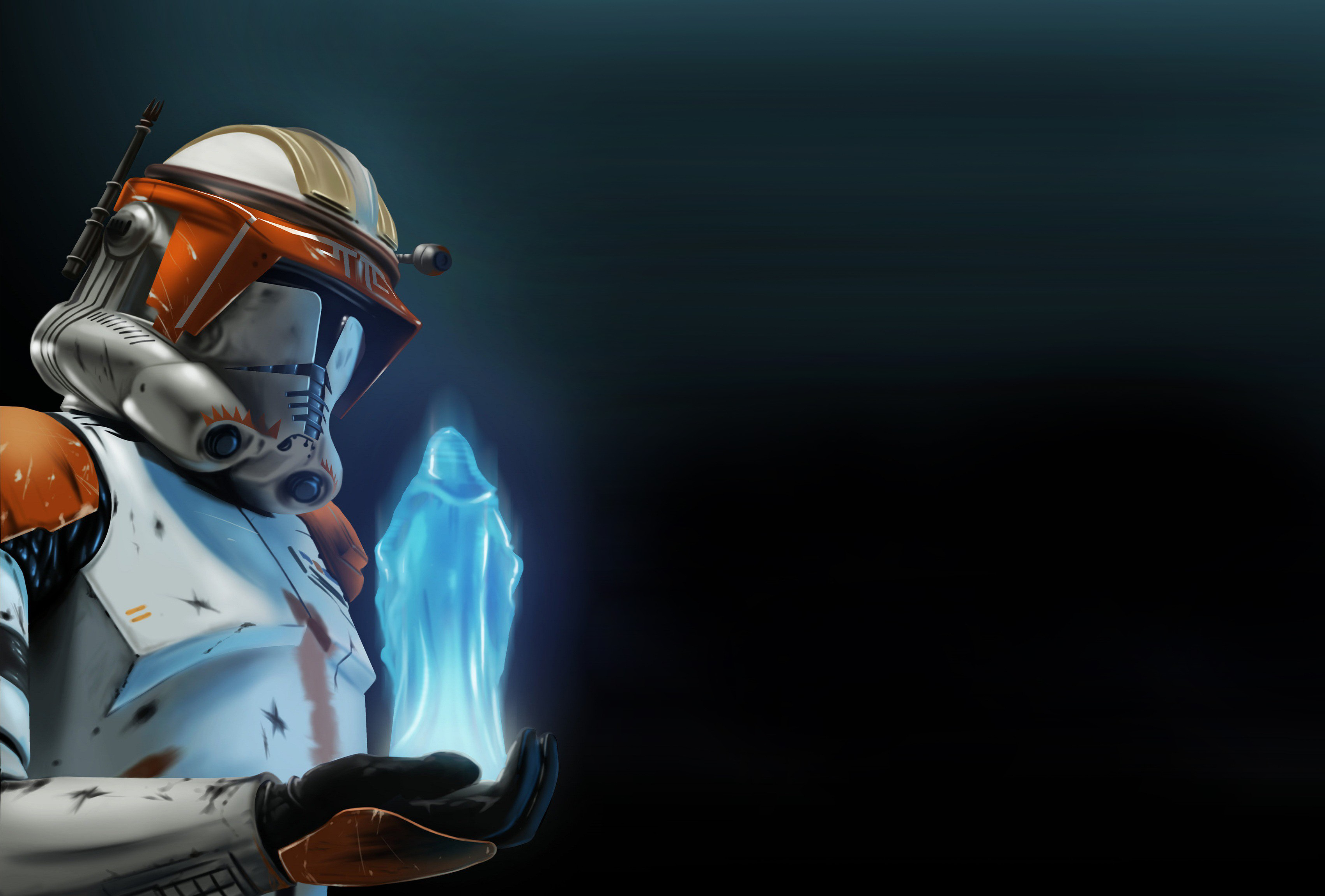 3400x2300 Wallpaper, Star Wars, clone trooper, Order clone commander, Star Wars Episode III The Revenge of the Sith, hologram, Desktop