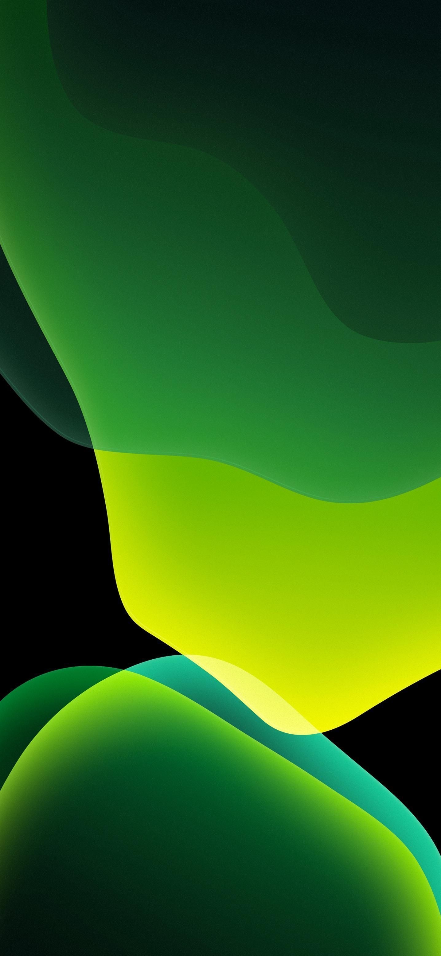 1440x3120 iphone wallpaper green #hintergrundbildiphone #tapete Green iOS 13 Dark mode wallpaper. iPhone X. iPhone wallpaper ios, iPhone wallpaper green, iPhone wallpaper, Phone