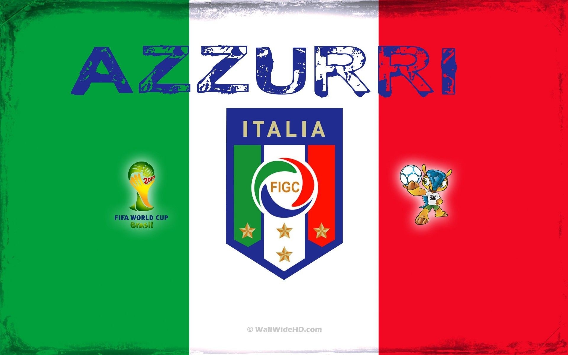 1920x1200 Italy National Football Team 2014 World Cup Logo Wallpaper, Desktop