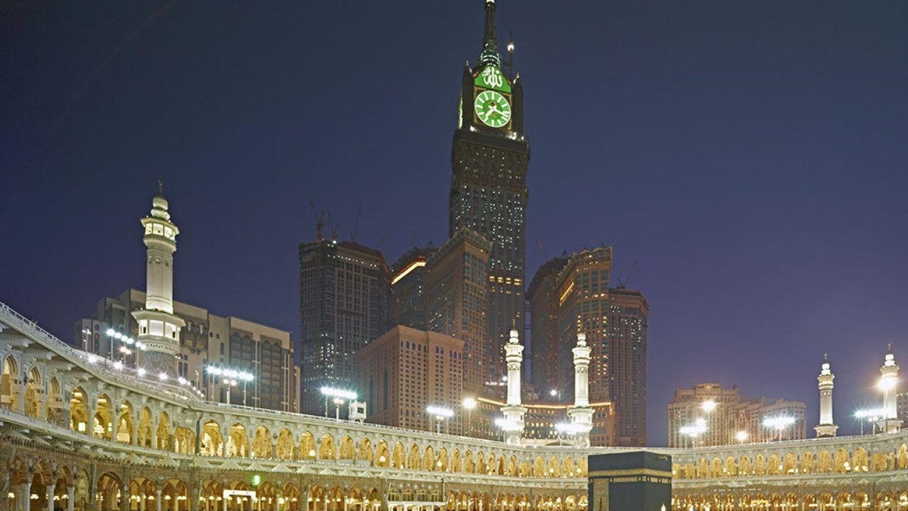 1280x720 Makkah Clock for the Abraj Al Bait Towers, K.S.A, Desktop