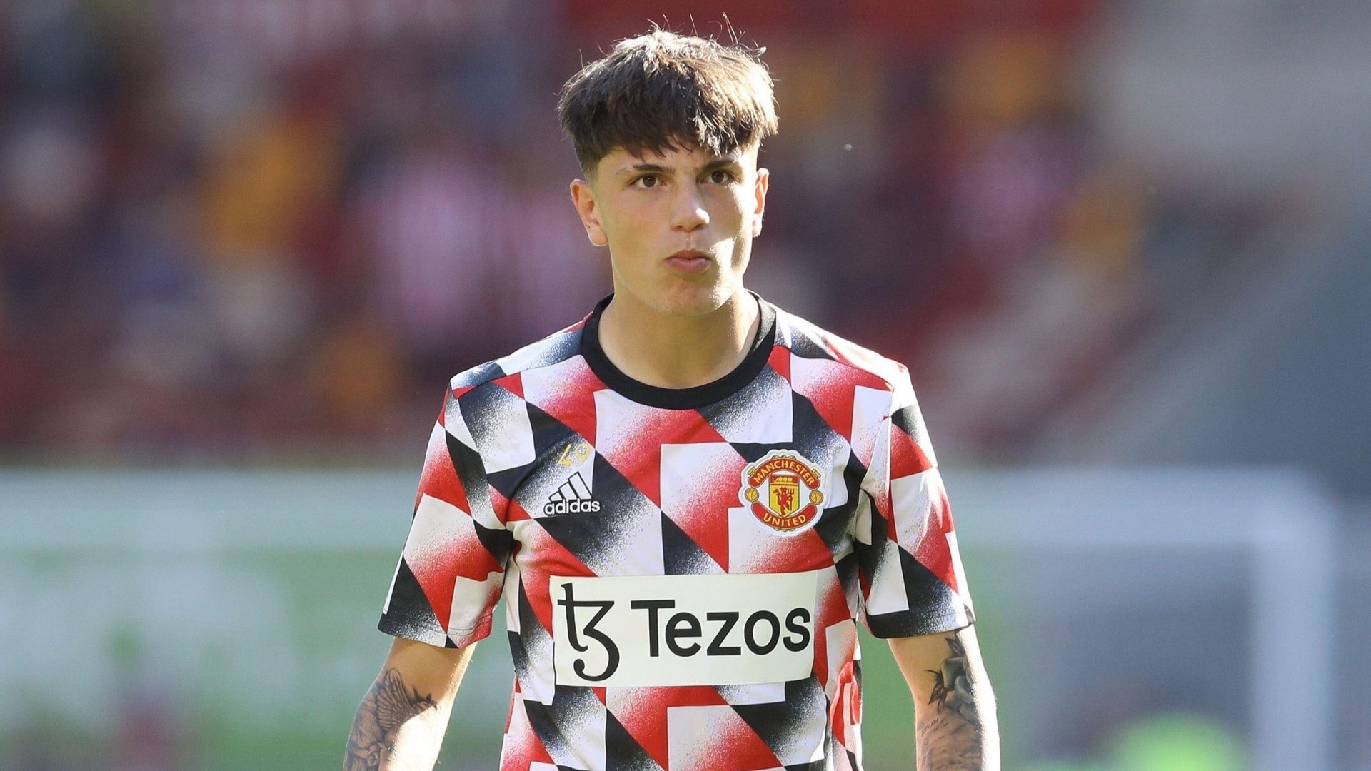 1920x1080 Man Utd youngster Alejandro Garnacho shows off incredible Prison Break sleeve tattoo. The US Sun, Desktop