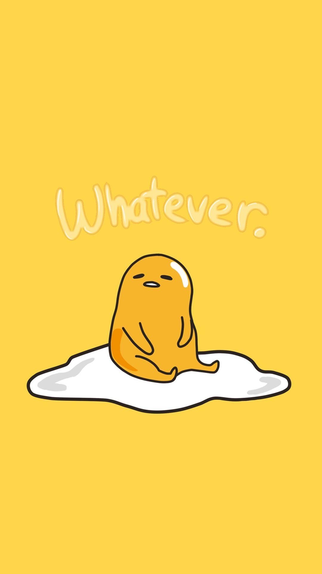 1080x1920 Gudetama. yellow☉. Lazy egg, Cute egg, Kawaii cute, Phone