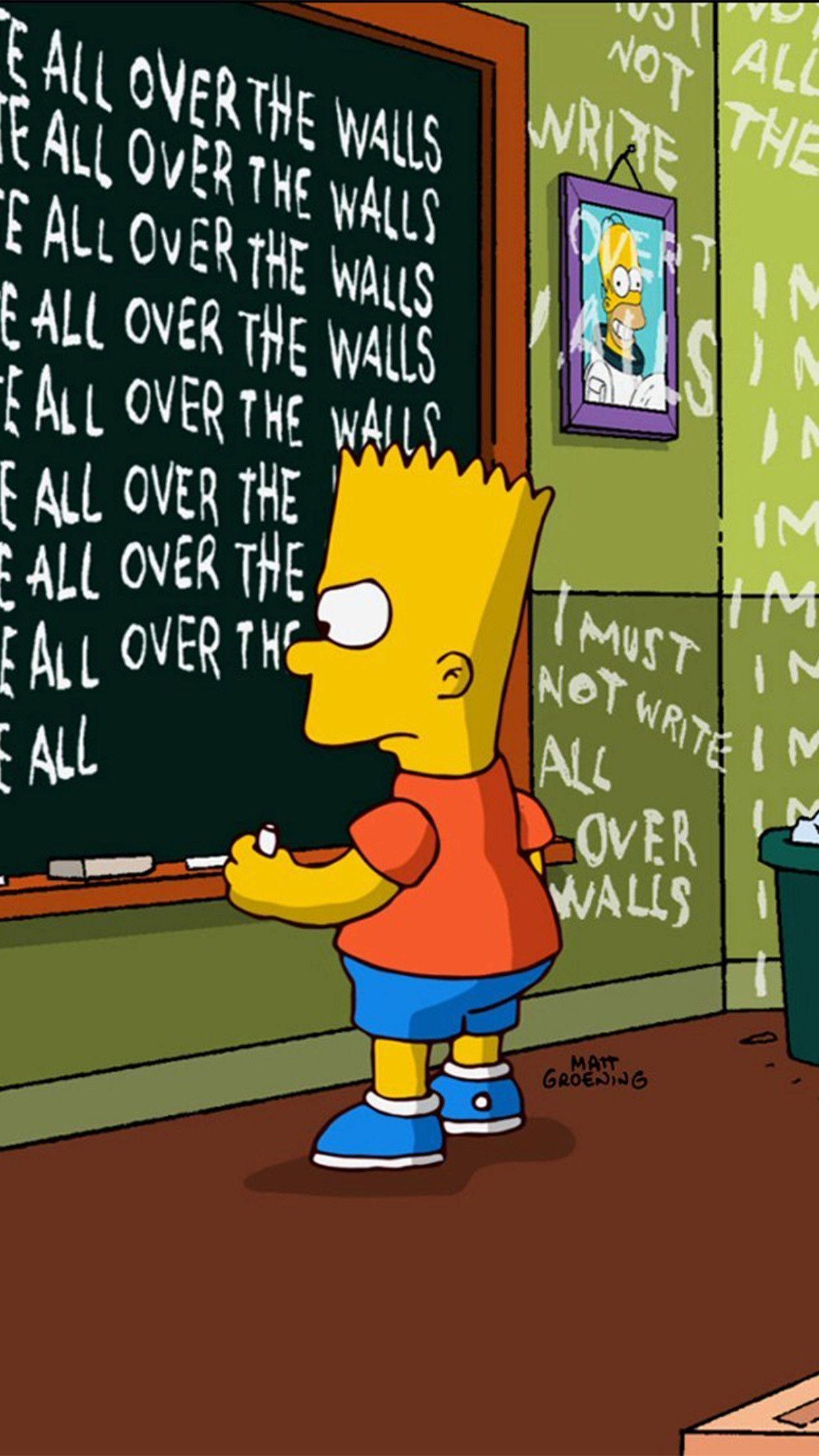 1250x2210 Bart Simpson Wallpaper, Phone