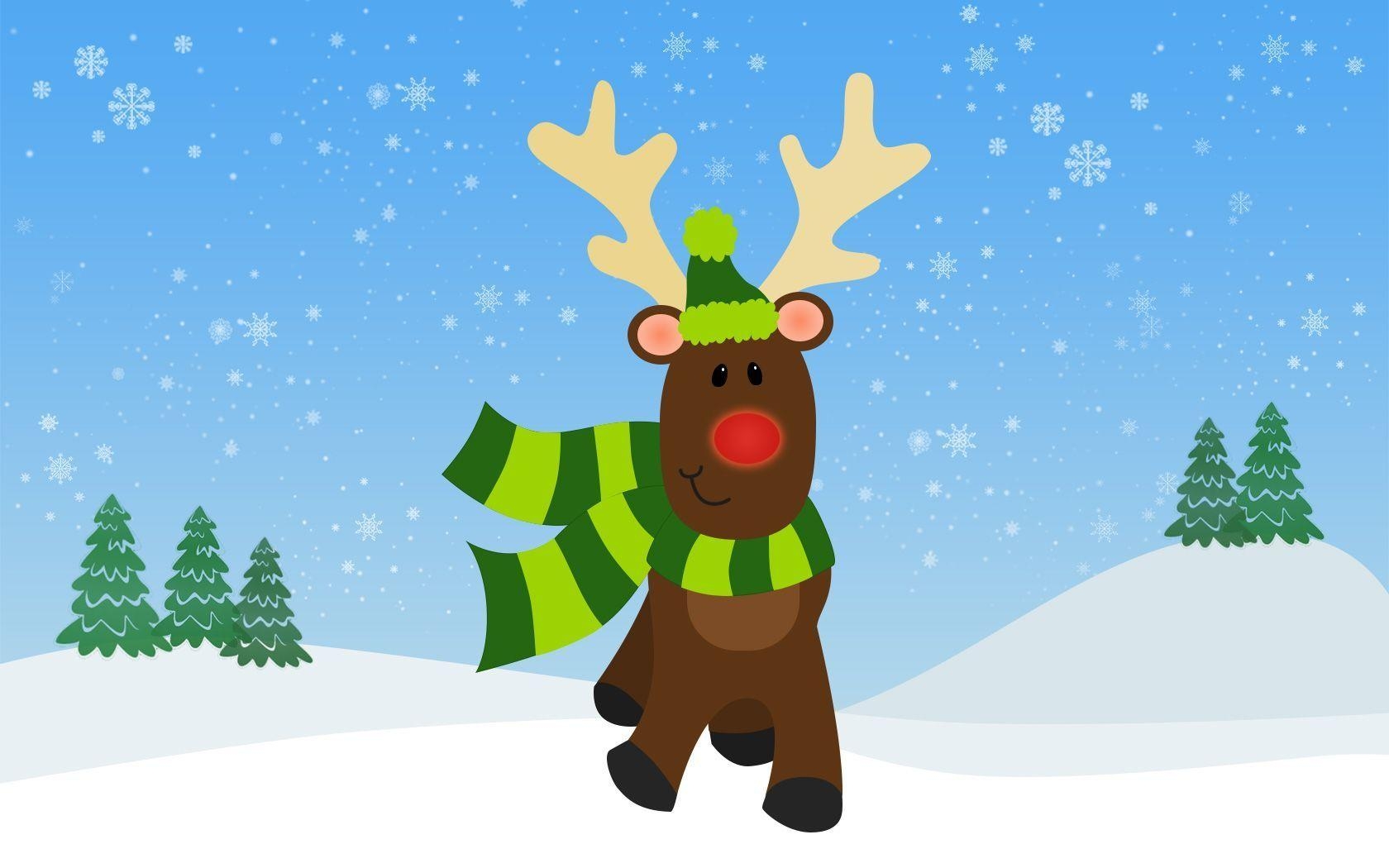 1680x1050 Xmas Stuff For > Christmas Wallpaper Reindeer, Desktop