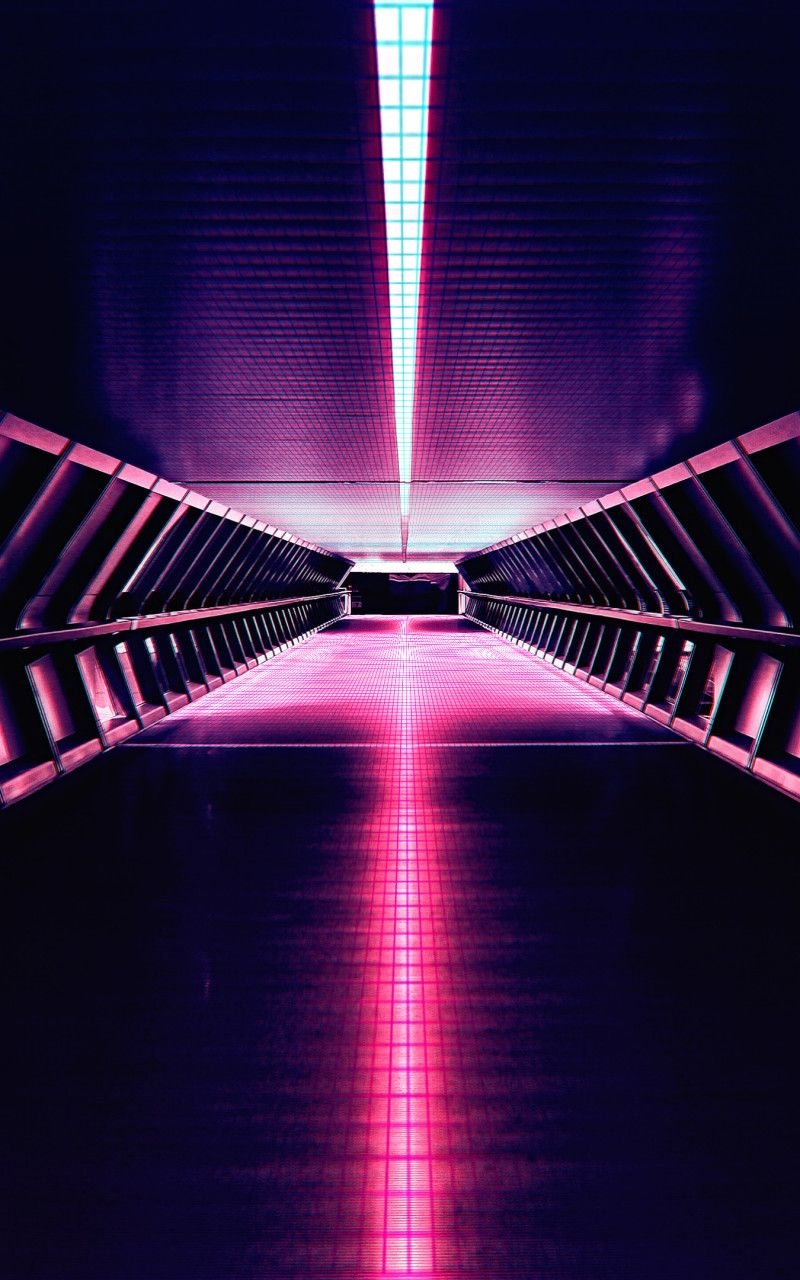 800x1280 Synthwave Aesthetic Corridor 4k Nexus Samsung Galaxy Tab Note Android Tablets HD 4k Wallpaper, Image, Background, Photo and Picture, Phone