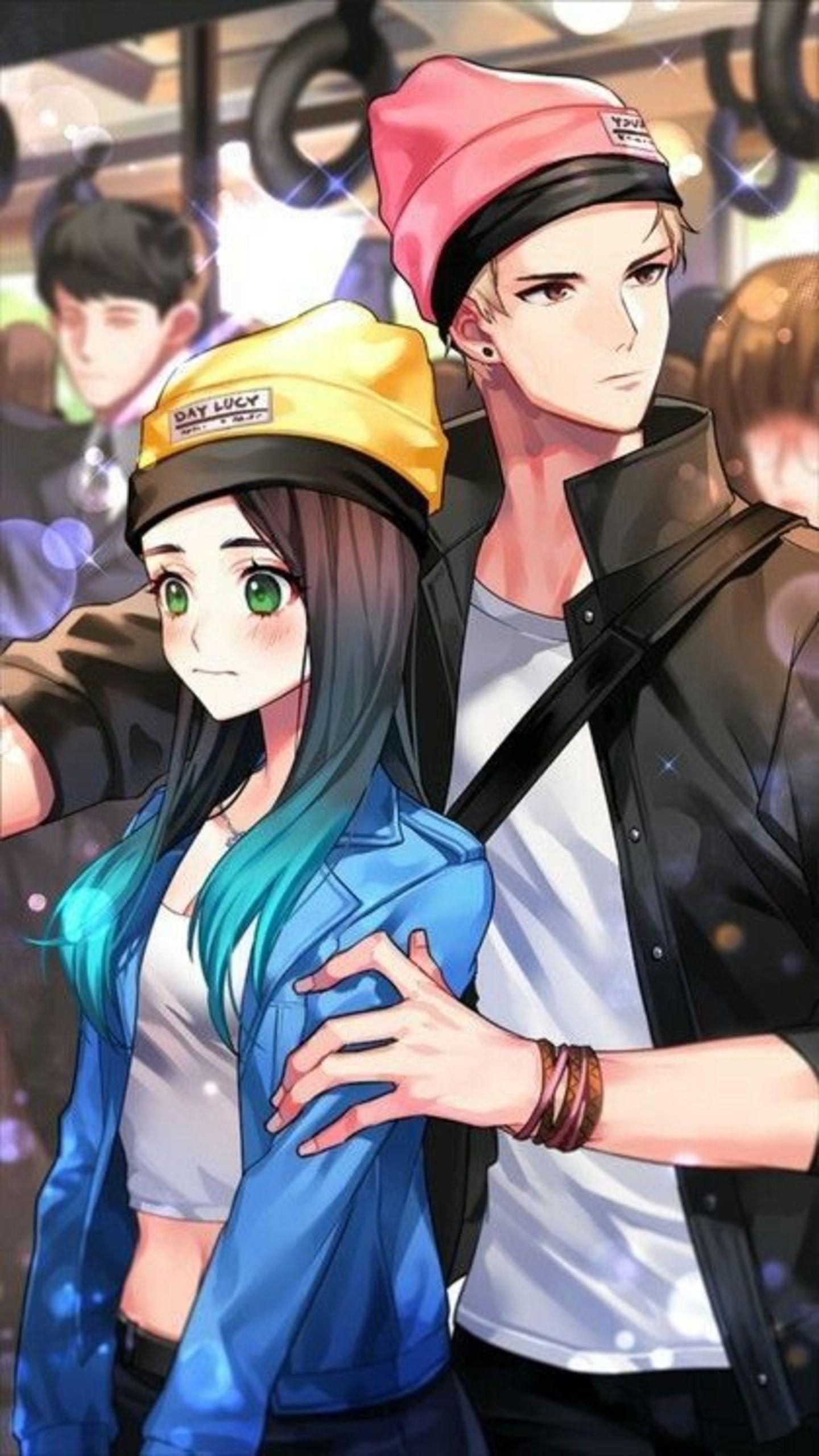 1440x2560 Anime Love Couple Wallpaper For Android, Phone
