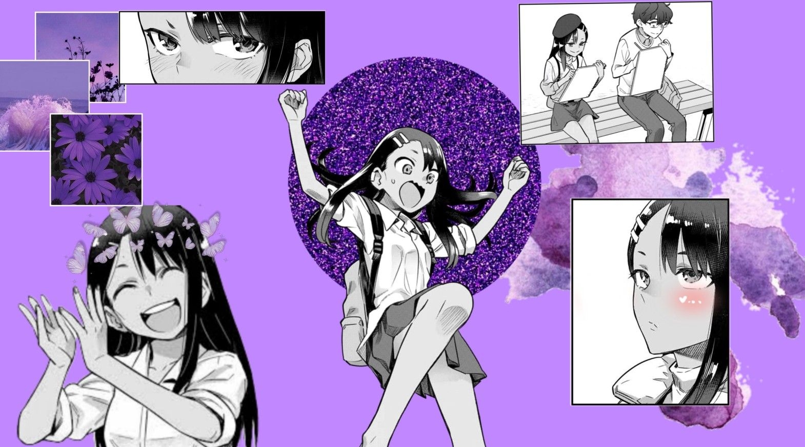 1570x880 Wallpaper pc Nagatoro. Chica anime, Dibujos, Anime, Desktop