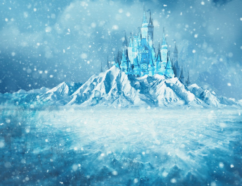 1030x790 Frozen Castle Background Scene, Desktop