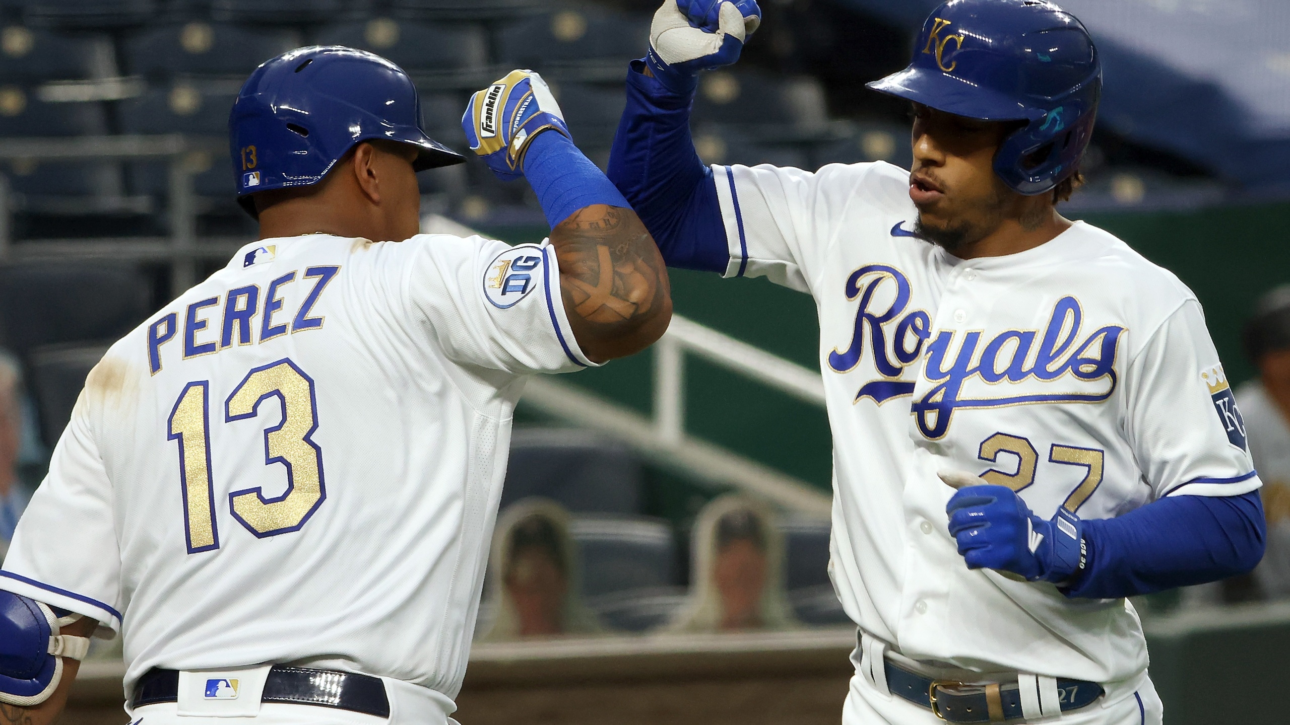 2560x1440 Royals' Salvador Perez, Adalberto Mondesi Ready To Build On Healthy 2020 Sprint. FOX 4 Kansas City WDAF TV. News, Weather, Sports, Desktop