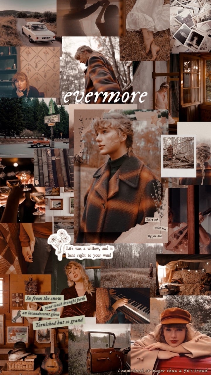 730x1280 Taylor Swift Evermore Aesthetic uploaded by ✮ b e c c a, Phone