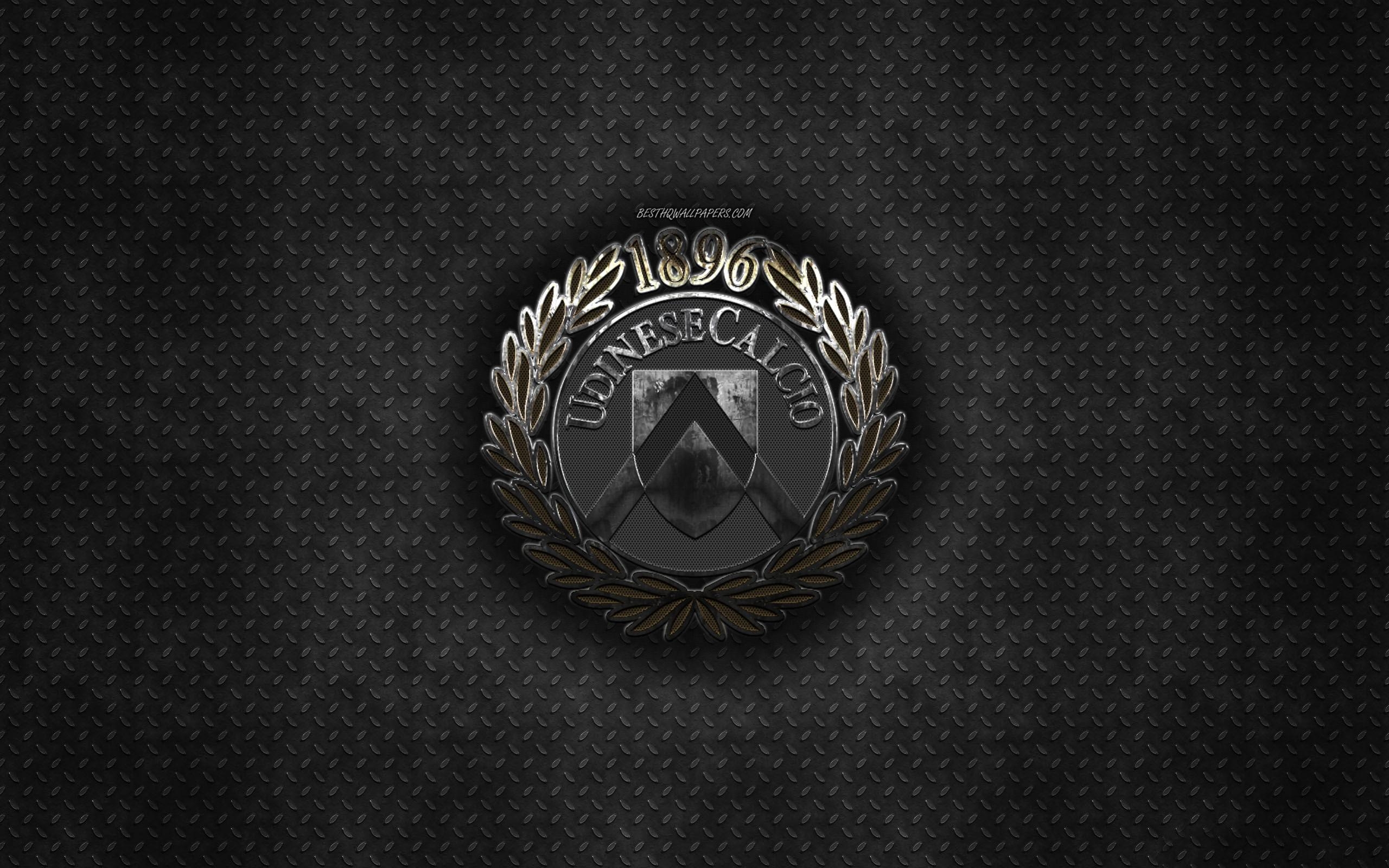 2560x1600 Download wallpaper Udinese Calcio, Italian football club, black, Desktop