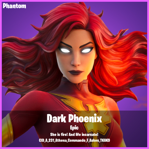 520x520 Dark Phoenix Fortnite wallpaper, Phone