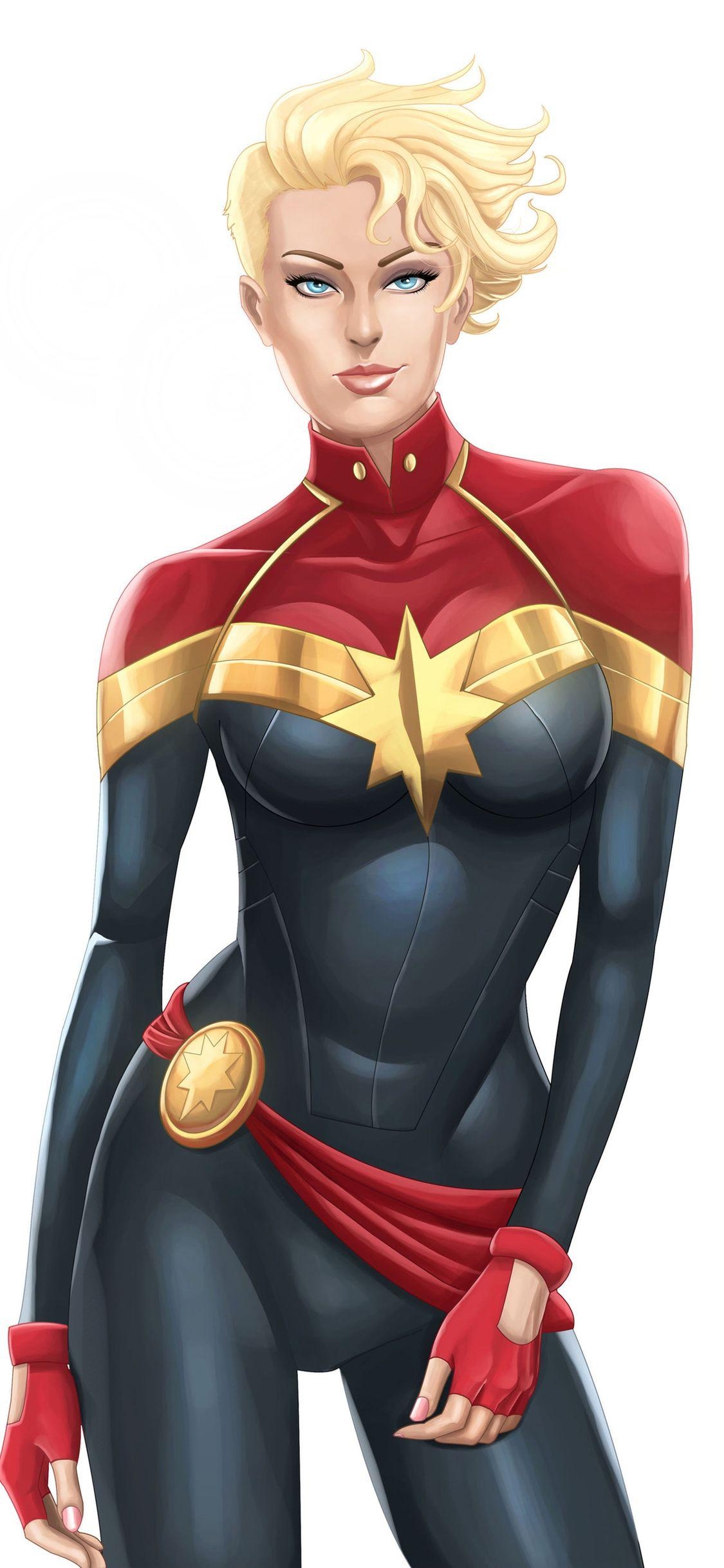 1130x2440 Captain Marvel Artwork iPhone X, iPhone 10 HD 4k Wallpaper, Phone