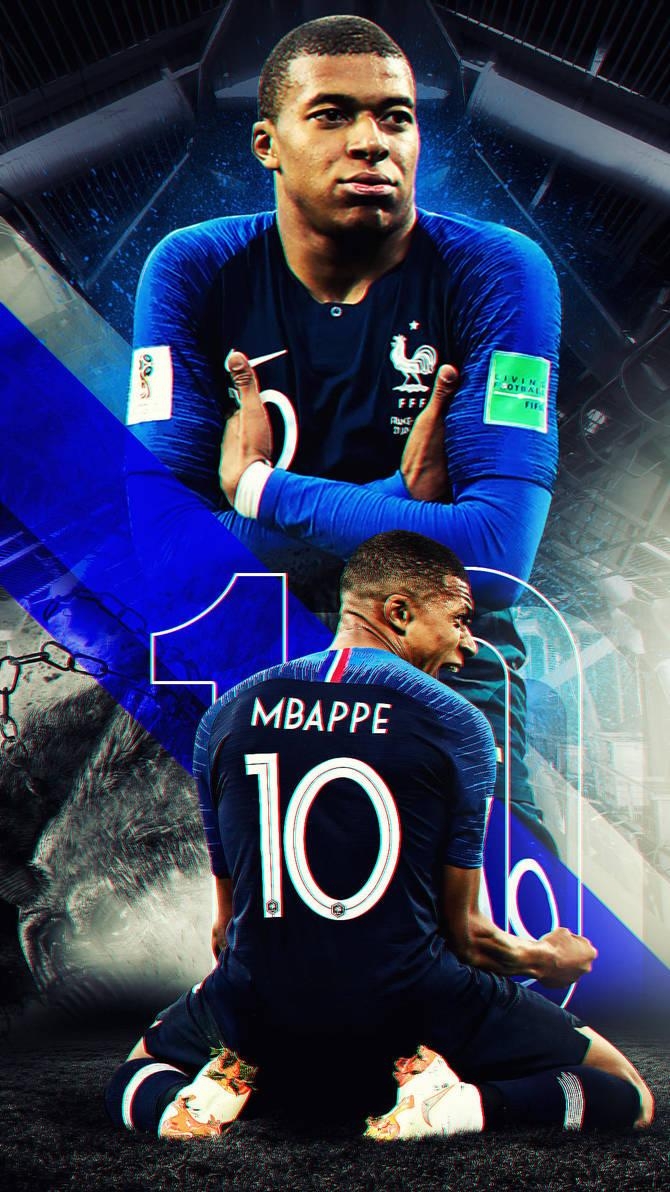 670x1200 Mbappé Wallpaper, Phone