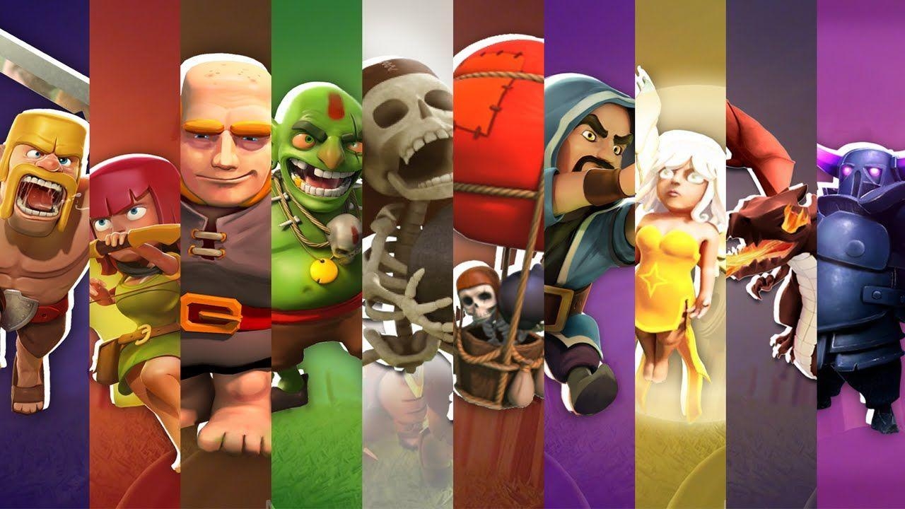 1280x720 Clash of Clans Art - CHARACTER PACK Wallpaper HD, Desktop