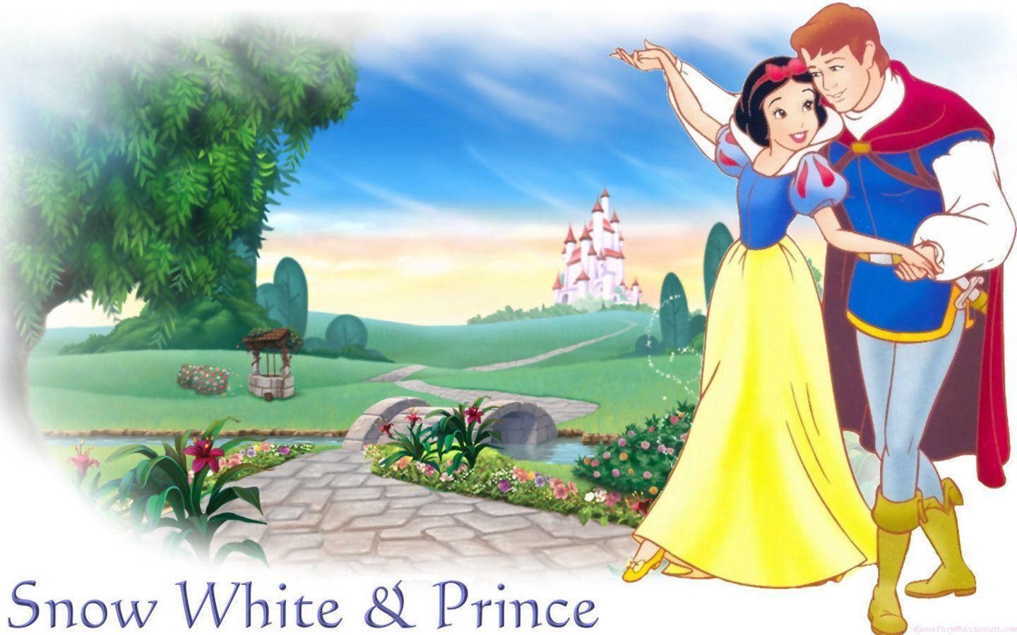 1440x900 Snow White and Prince White and the Seven Dwarfs Wallpaper, Desktop