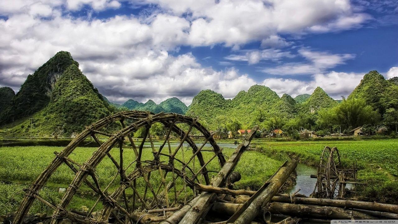 1280x720 Vietnam Village HD desktop wallpaper, Widescreen, High, Desktop