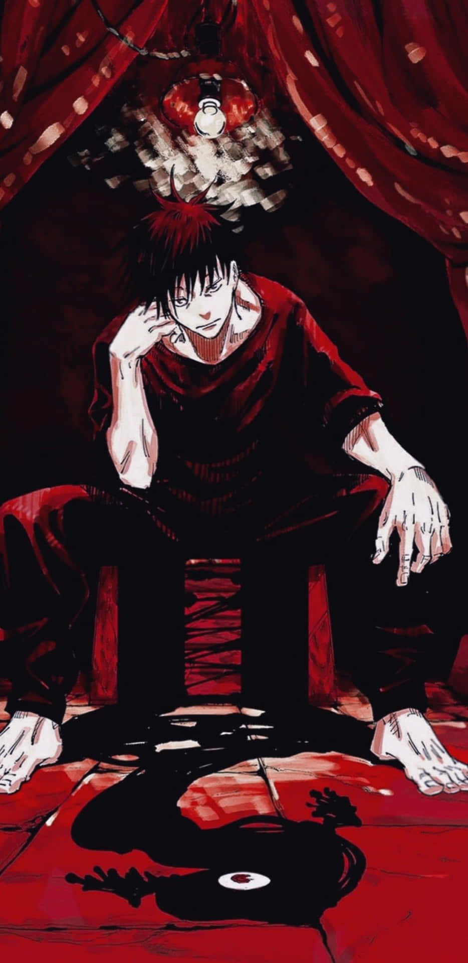 940x1920 Download Intense Toji Fushiguro from Jujutsu Kaisen Wallpaper, Phone