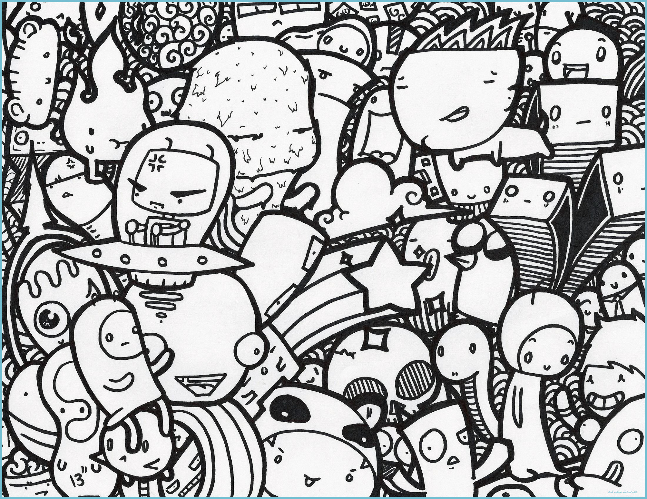 2140x1650 How Will Doodle Wallpaper Black And White Be In The Future. Doodle Wallpaper Black And White, Desktop